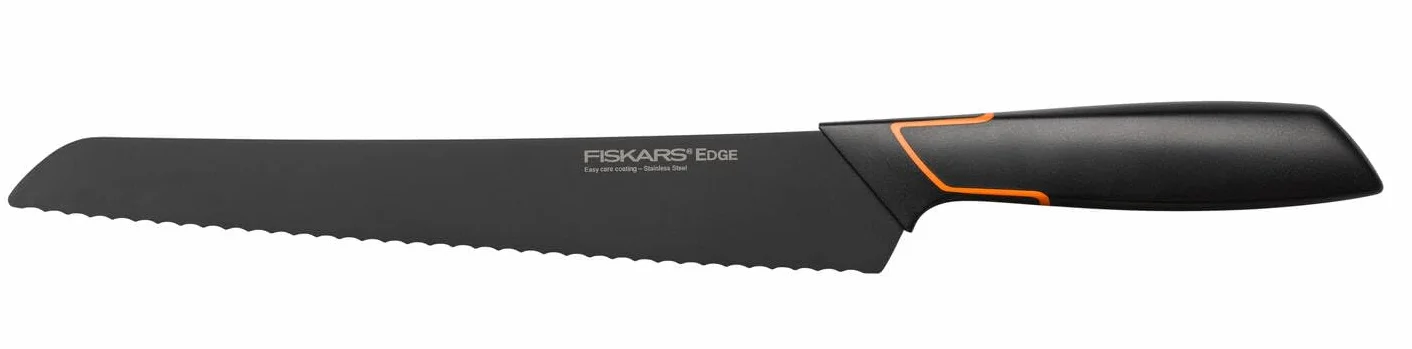 Fiskars Edge Nóż do Chleba, Czarny, 23 cm