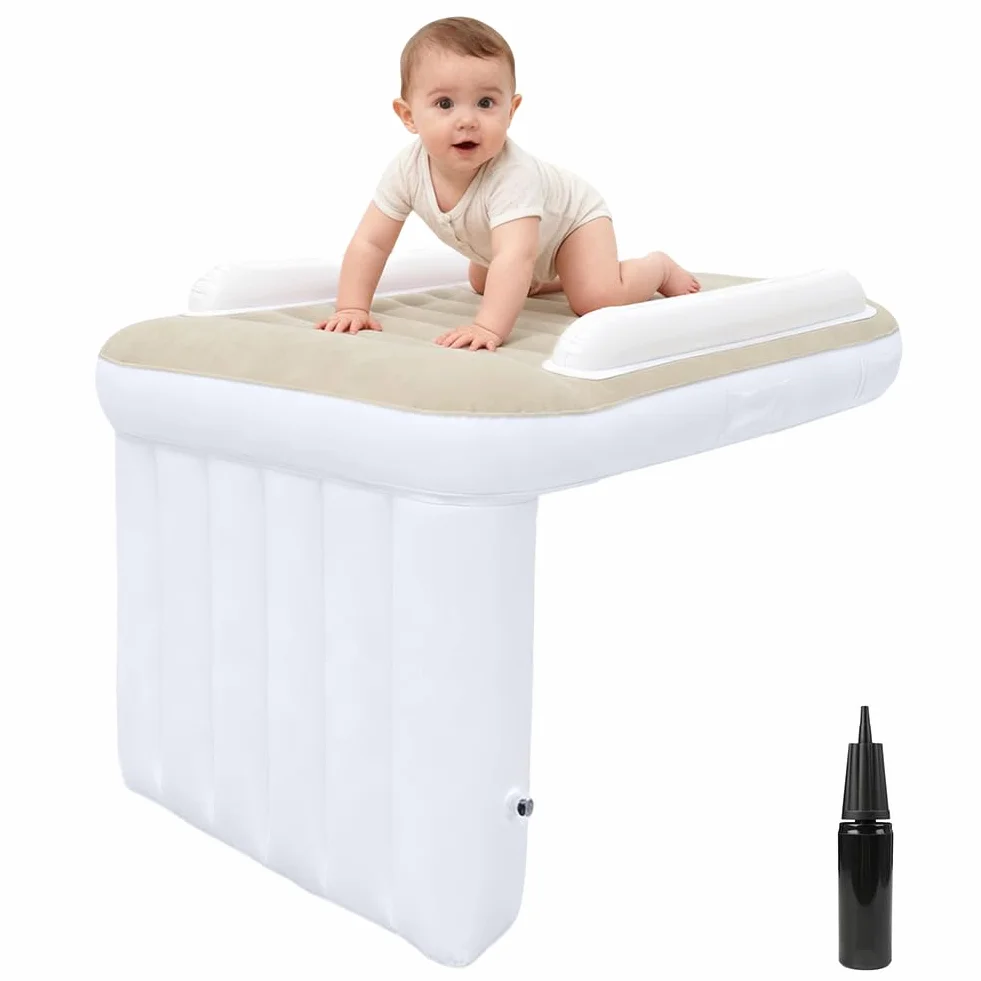 Air Baby nadmuchiwane łóżko samolotowe dla niemowląt z pompką powietrzną
