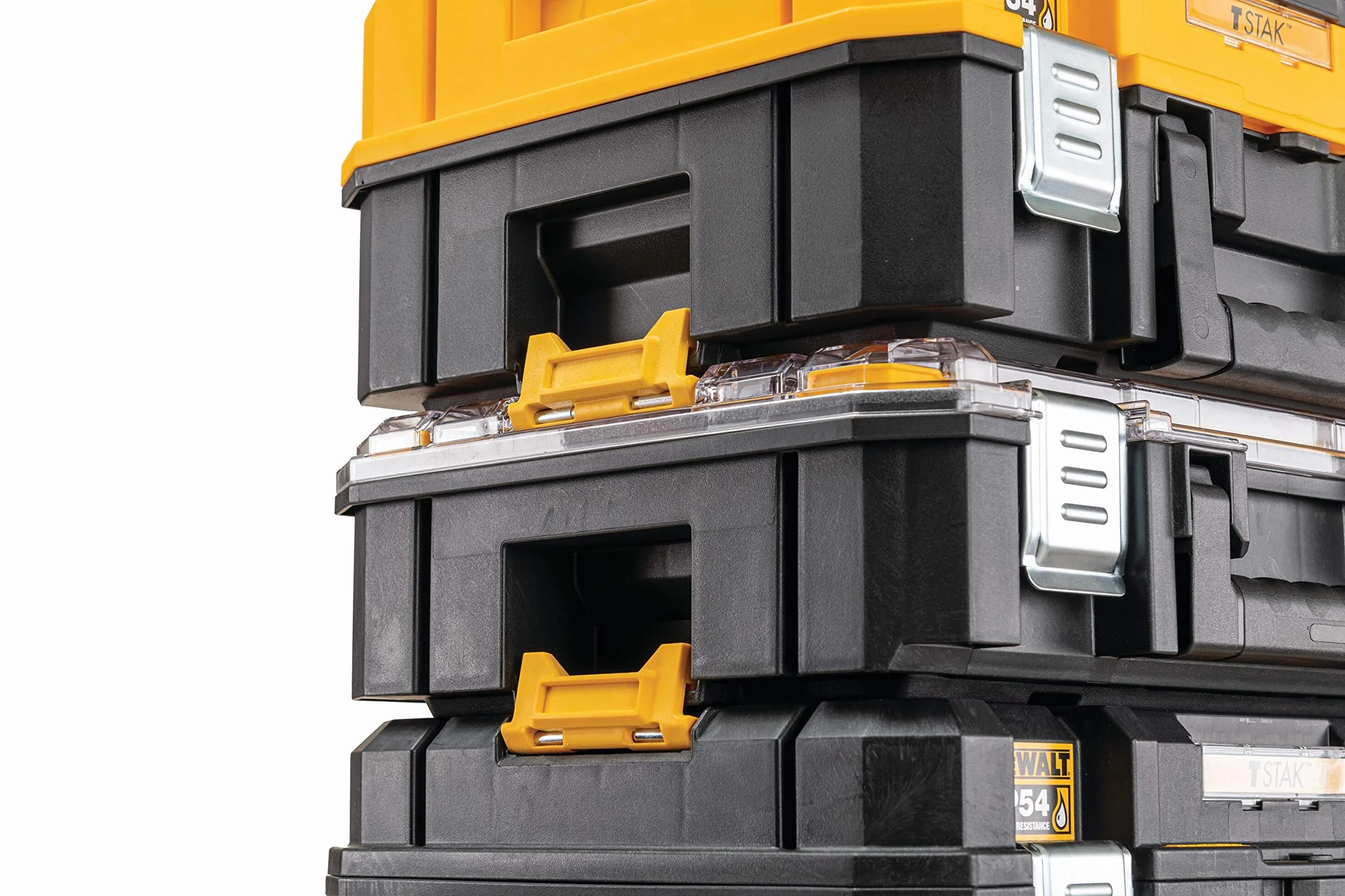 DEWALT Solidny Dwst1-71194 - organizador z tapa transparente tstak v sellado dla profesjonalistów i majsterkowiczów do pracy profesjonalnej wysoka trwałość