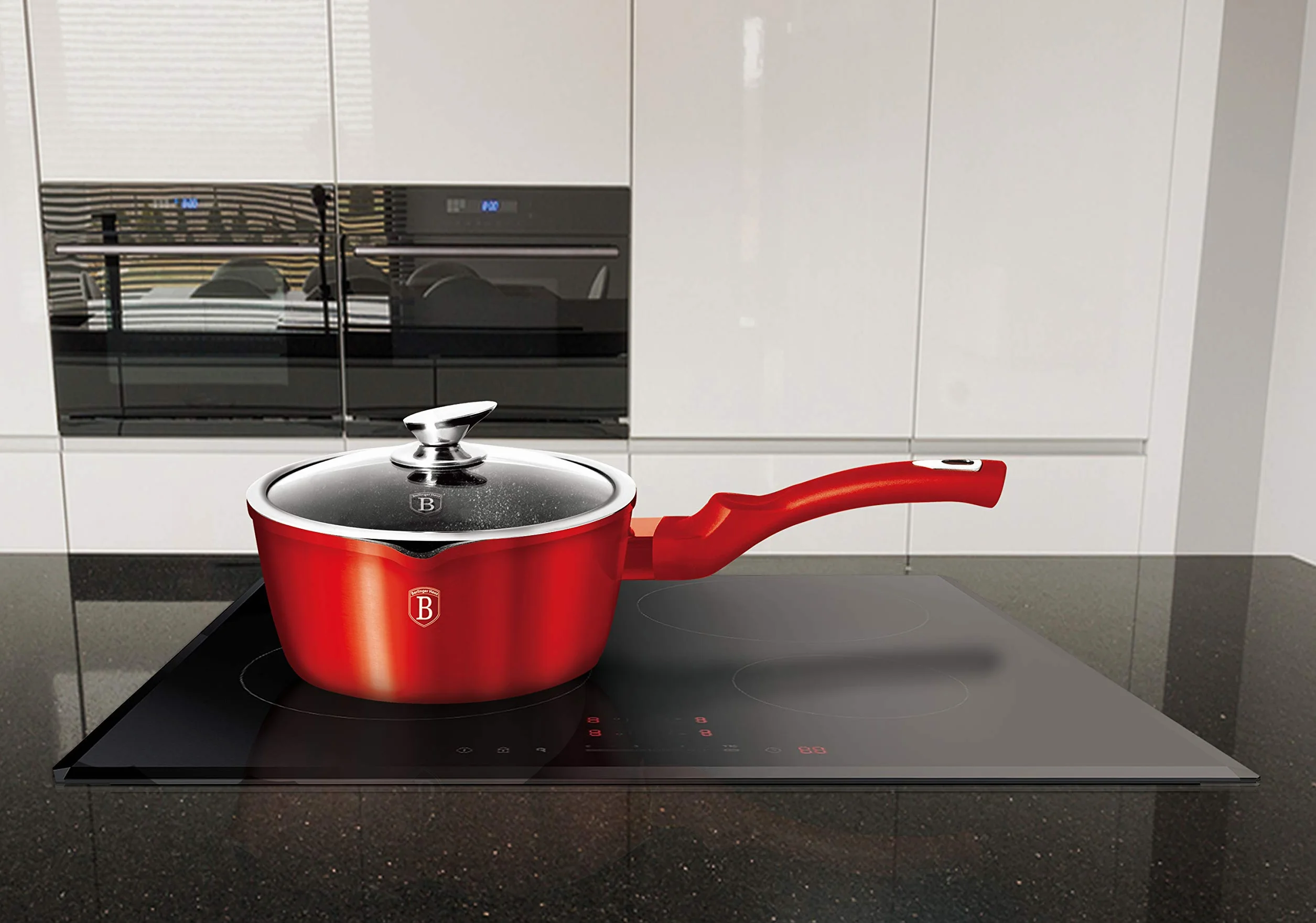 15 pcs cookware set, Metallic Line Burgundy Edition