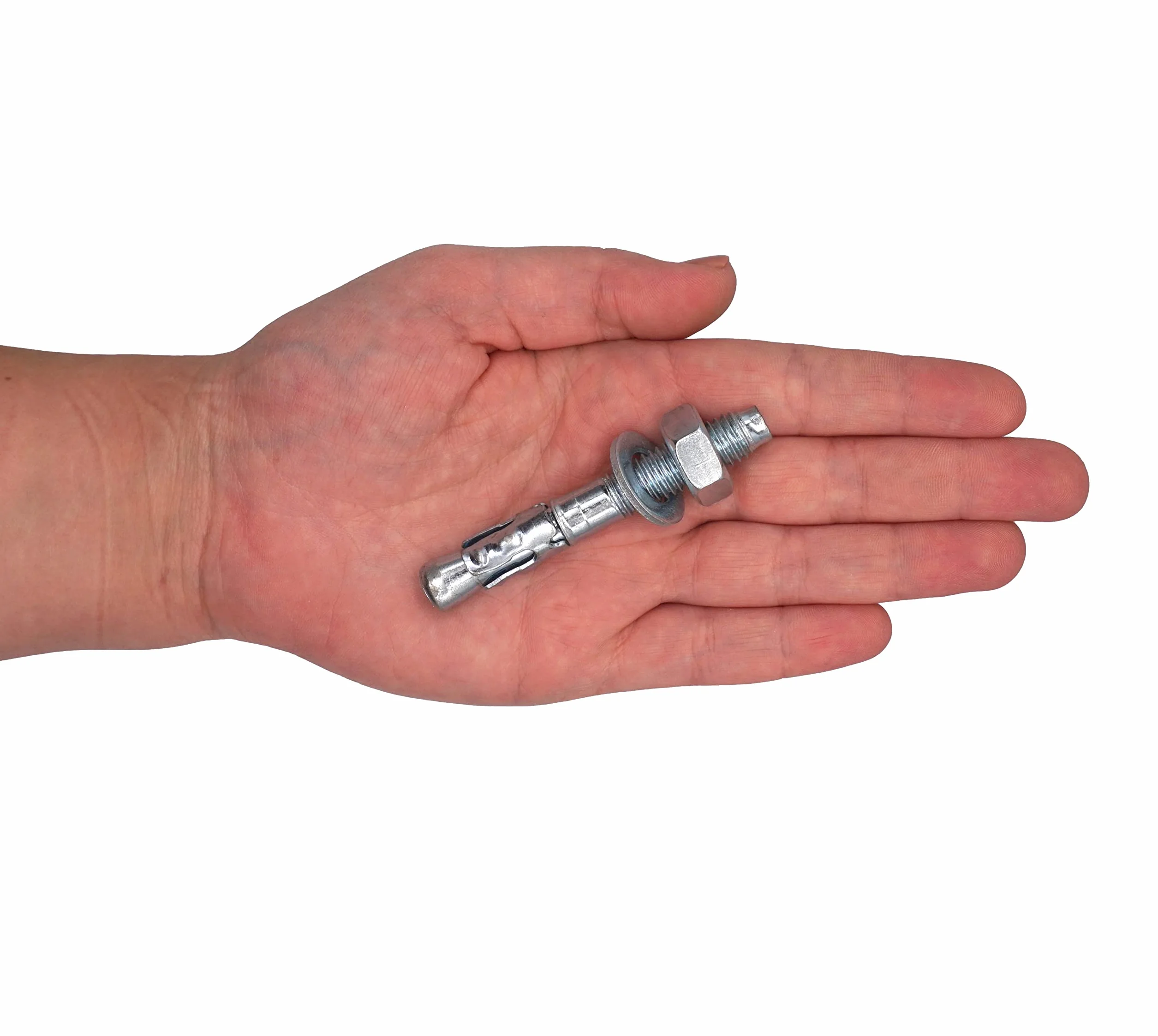 SKIR'CO Kotwy klinowe M10 x 70 mm, metalowe kołki, kotwa śrubowa, mocowanie do betonu