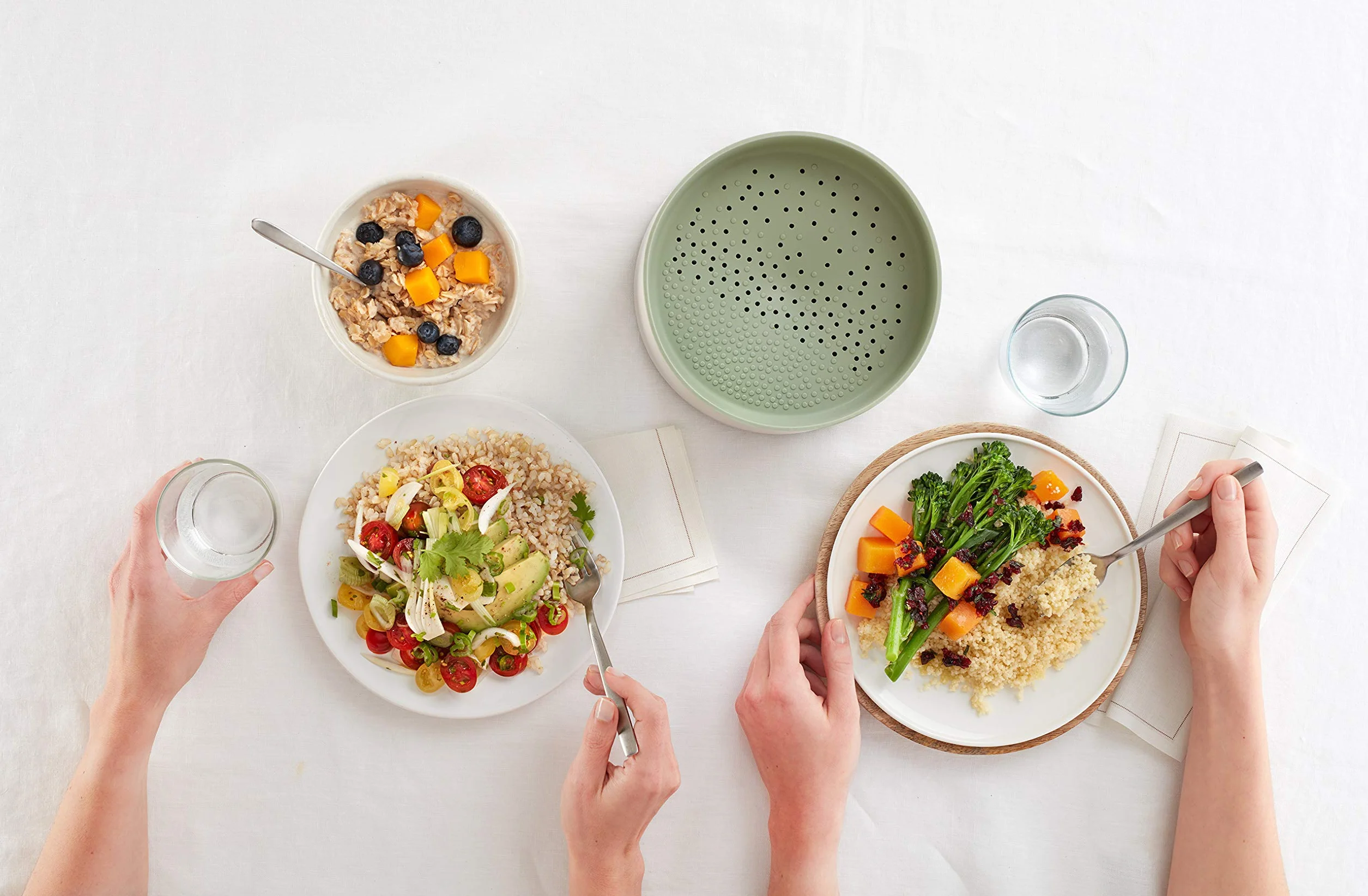 Lékué Quinoa, pojemnik do gotowania ryżu i płatków zbożowych, 1 litr