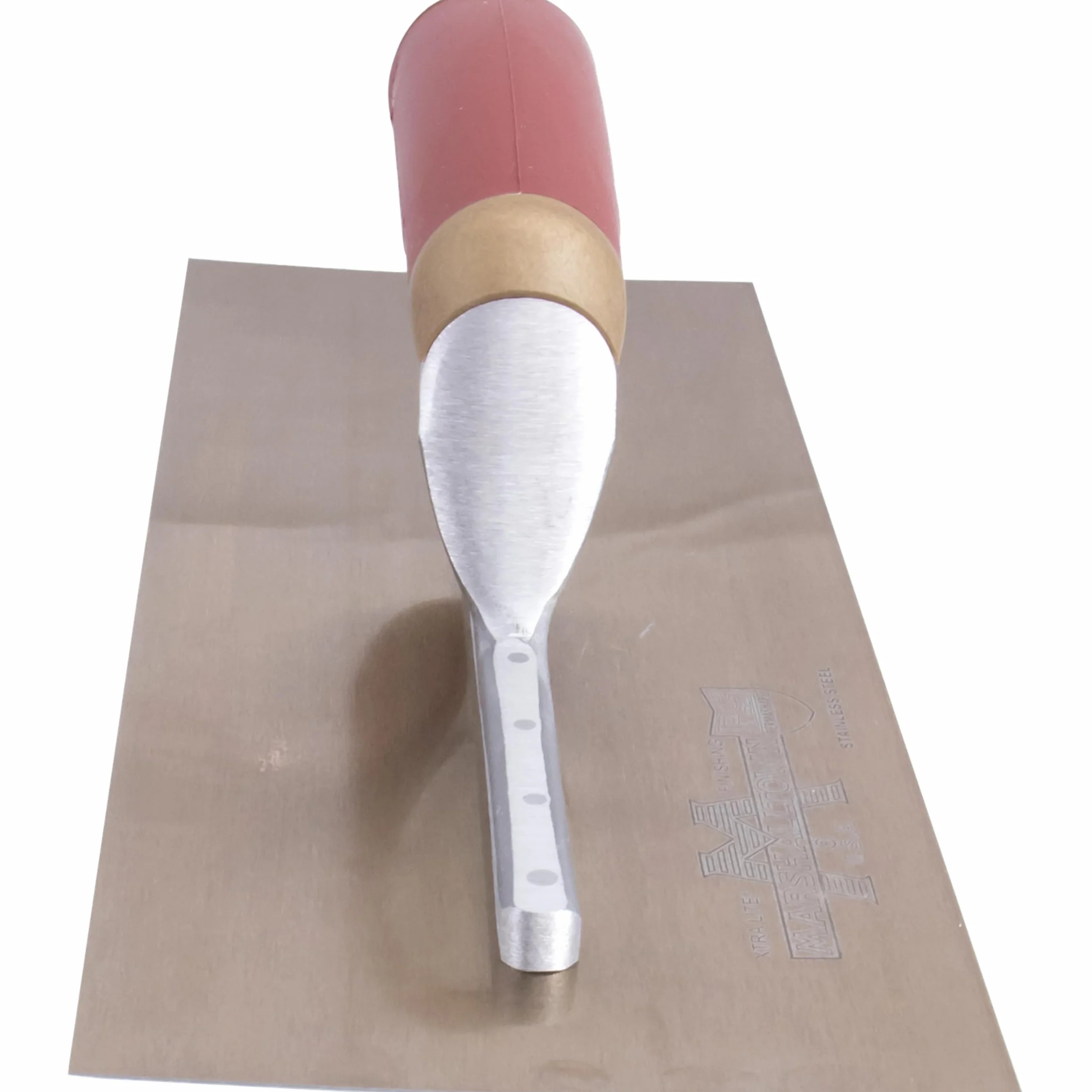 Marshalltown PermaShape paca do wygładzania, wygięty kształt, wykonana ze złotej stali, idealna dla tynkarzy i gipsiarzy, wymiary pacy: 305x127 mm, PB7GSD, Multi
