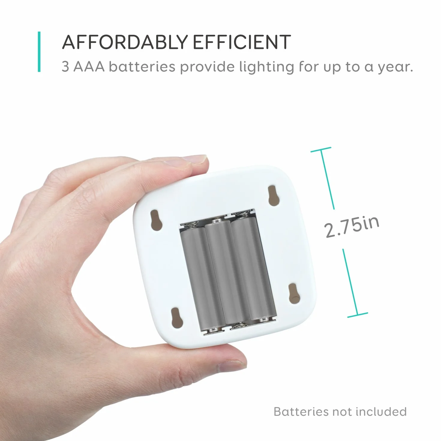 eufy Lumi 3-packs zestawy lampek nocnych LED z czujnikiem ruchu, ciepłe białe światło, automatyczne włączanie/wyłączanie, samoprzylepna lampka do szafy do pokoju dziecięcego, sypialni, energooszczędne