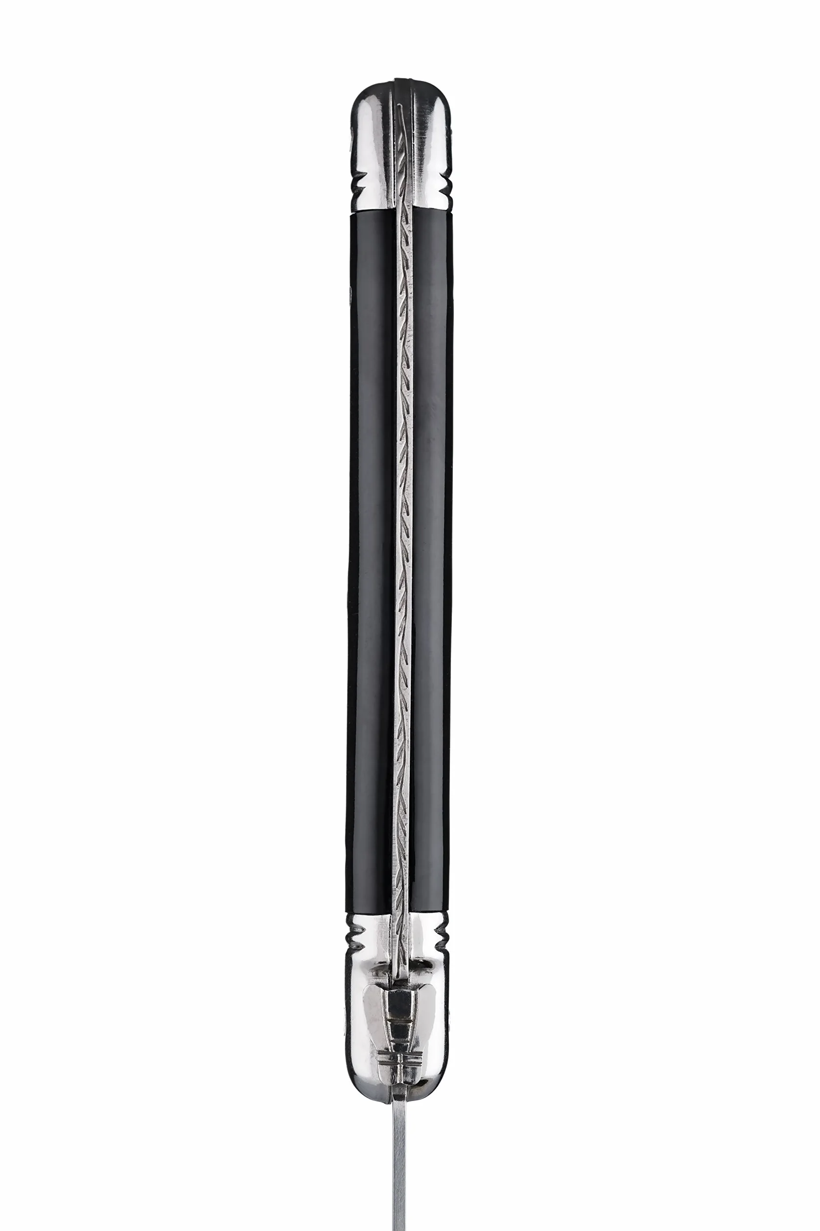 Laguiole Style de Vie Zestaw noży do steków Premium Line, grubość 1,8 mm, 6-częściowy, czarny