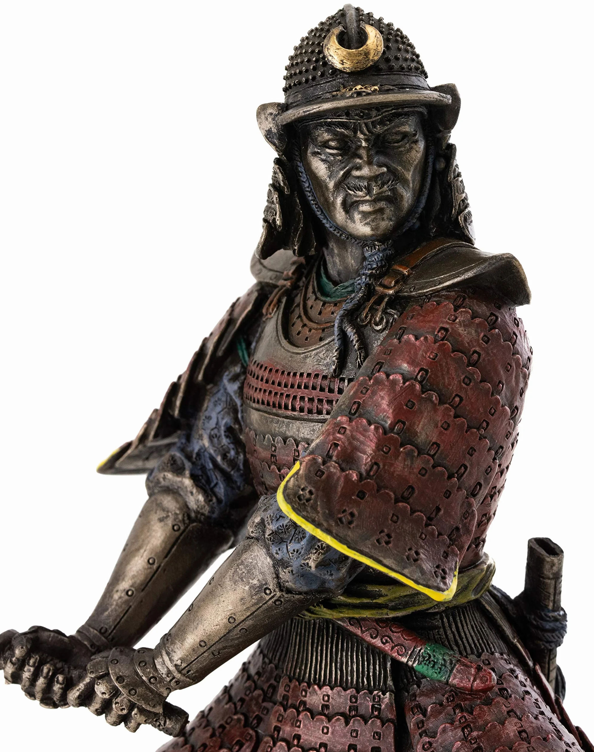 Top Collection Brązowa statuetka japońskiego generała samuraja Minamoto