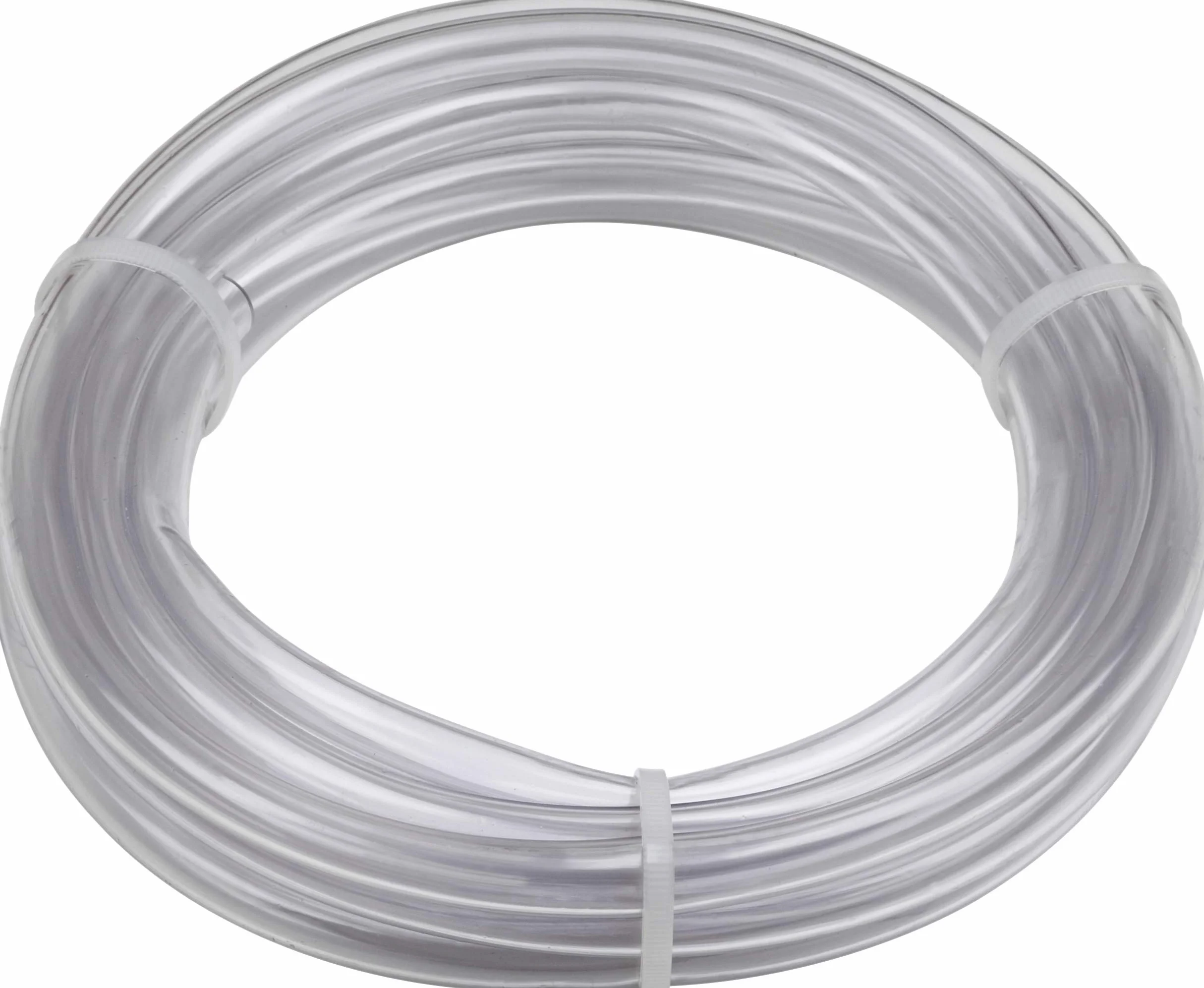 Meister Wąż PCW przezroczysty - 4 m x 8 mm - bez wkładki z tkaniny - do przesypywania powietrza i cieczy - do zastosowań bezciśnieniowych/wąż powietrza/wąż do akwarium / 9920360