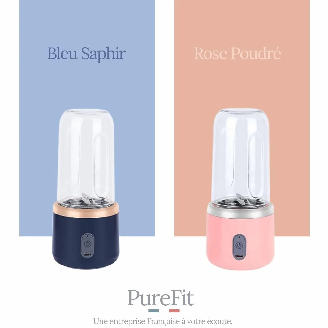 [Purefit] Przenośny mikser do blendera | Mikser i przygotuj swoje najlepsze smoothie jak profesjonalista z naszymi mini blenderami, świeżego soku