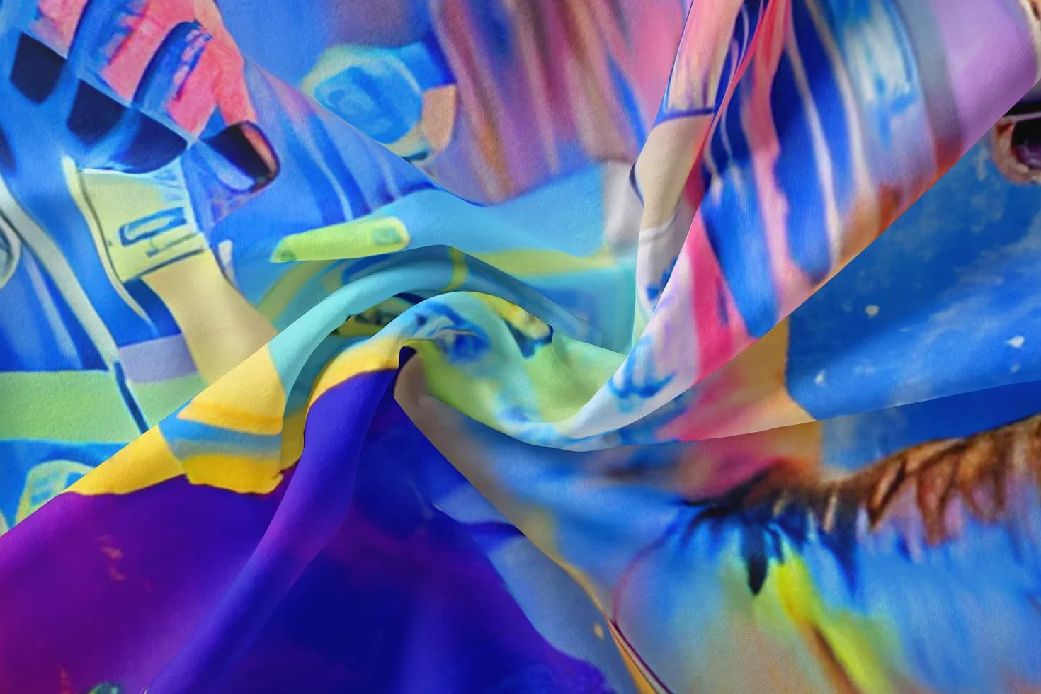 Gobelin świecący w ciemności UV 200 x 150 cm neon