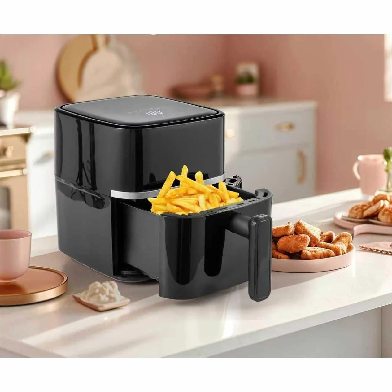FRYTKOWNICA BEZTŁUSZCZOWA AIR FRYER LINBOX 304 1000W 3 L