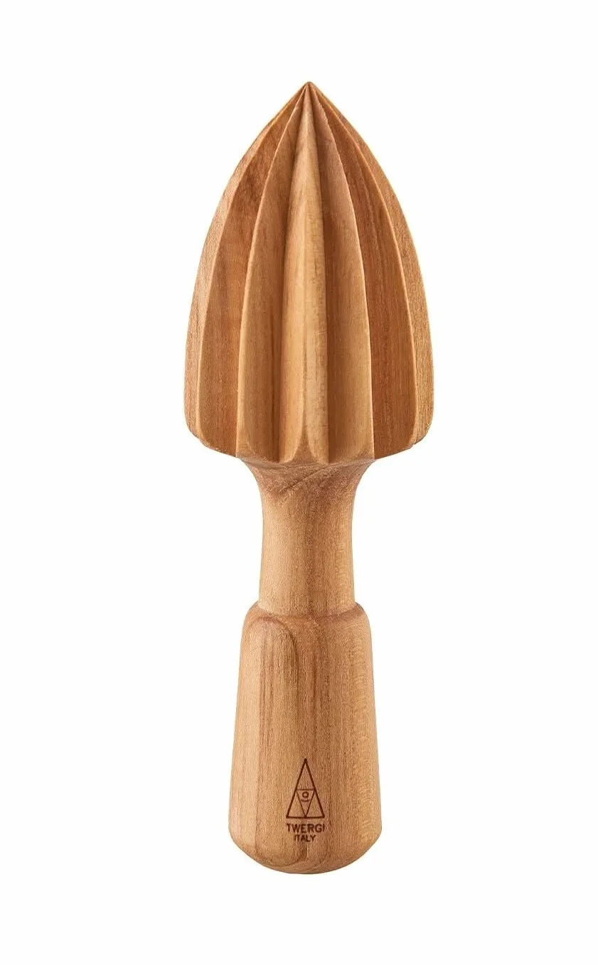 Alessi Wyciskarka do cytrusów z drewna krzemionkowego, brązowa, 7 x 15,5 x 54 cm