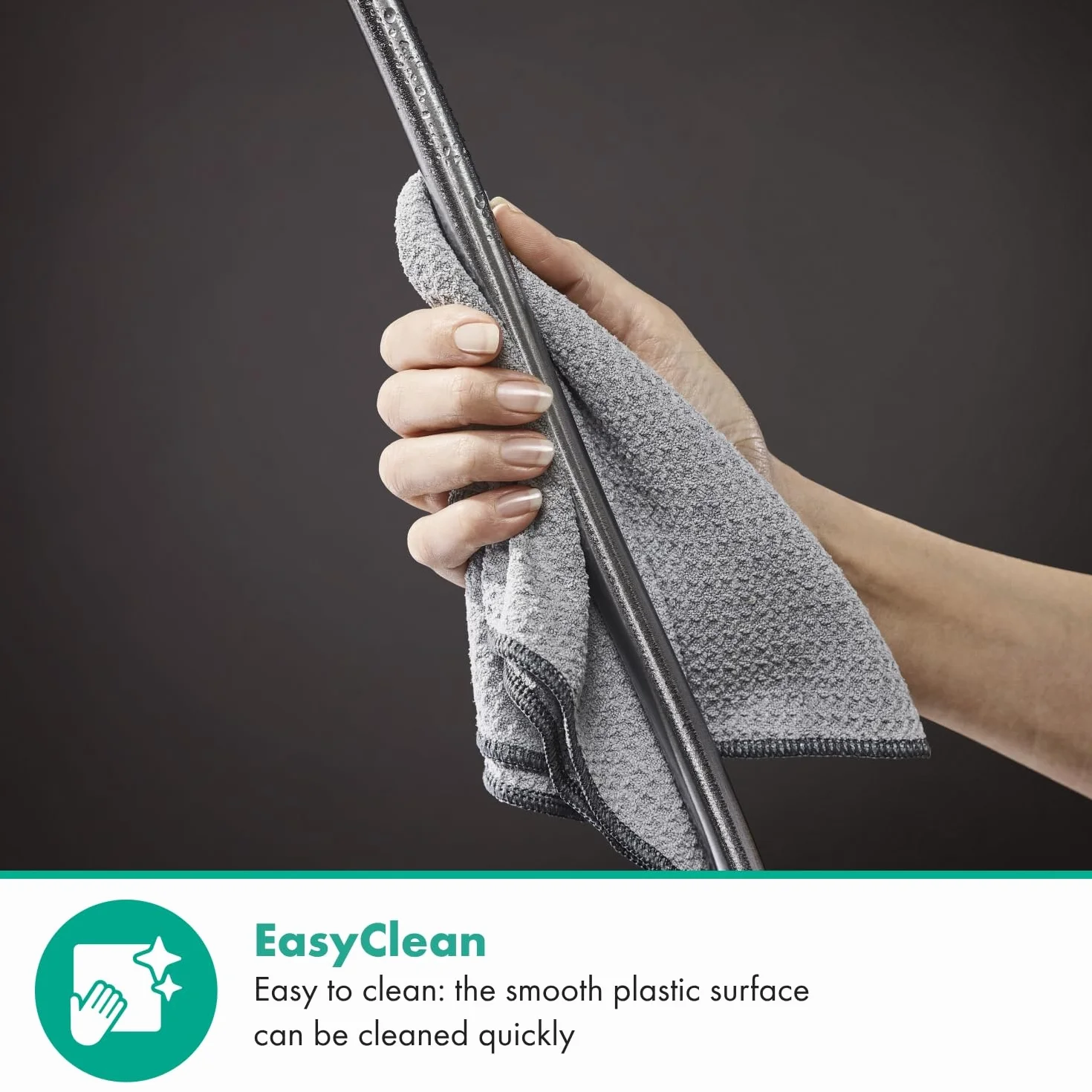 hansgrohe Isiflex - wąż prysznicowy 1,60 m, nie plącze się, elastyczny wąż prysznicowej z zabezpieczeniem przed załamaniem, z uszczelkami, chrom, 28276000