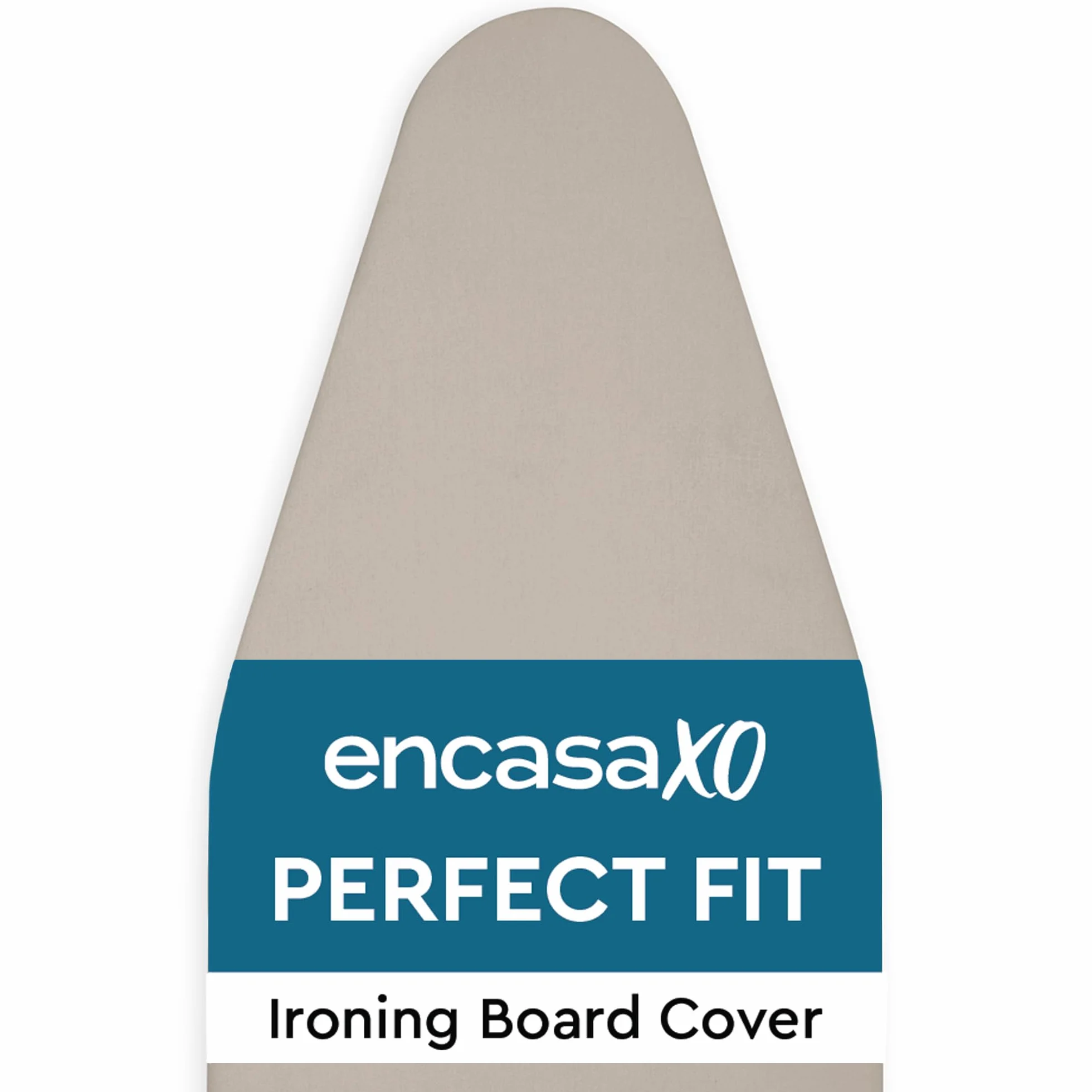 Encasa Homes pokrowiec na stół do prasowania filc 4 mm beżowy elastyczny 125 x 39 cm