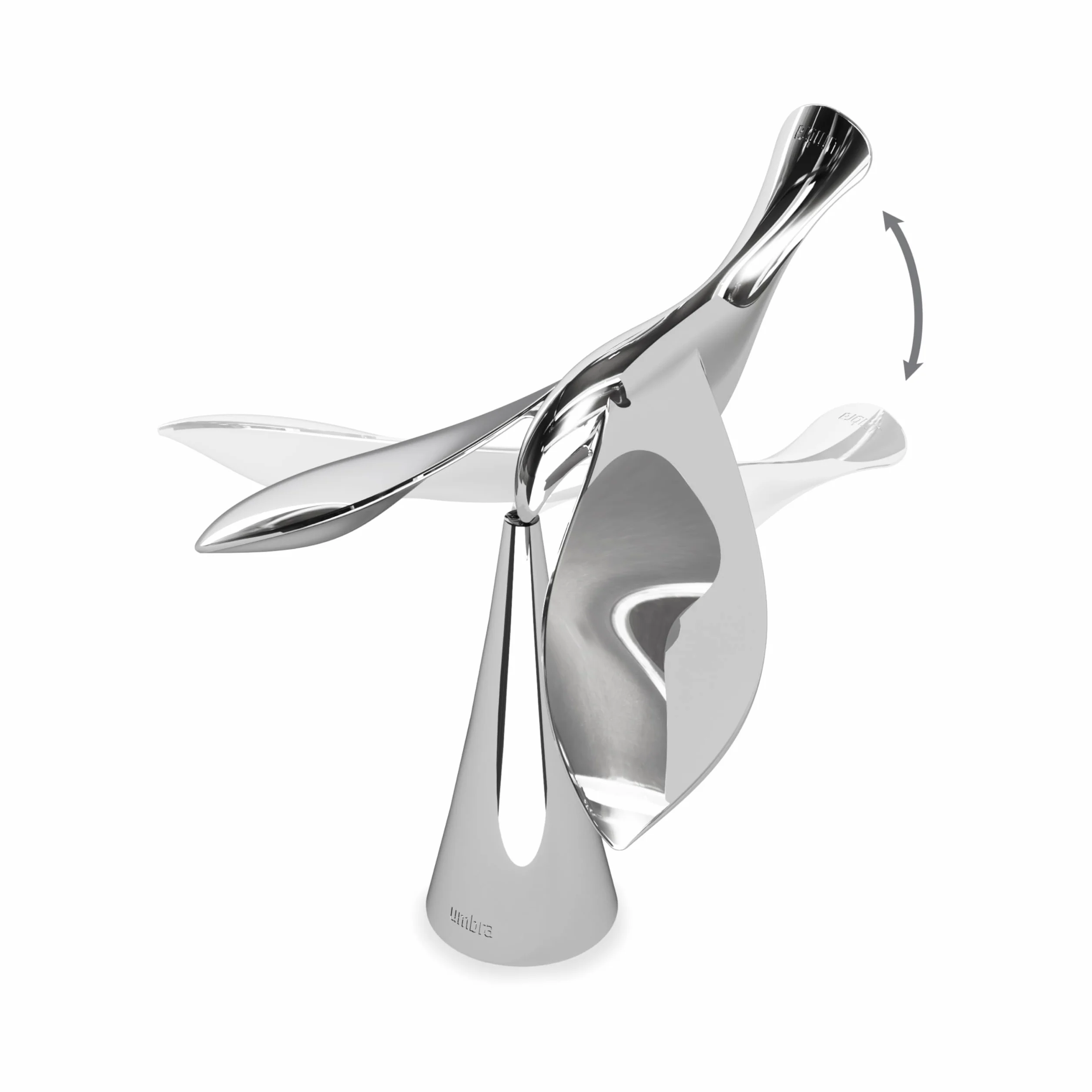Umbra Tipsy Otwieracz do Butelek, Srebrny, 13.34 x 12.19 x 11.43 cm