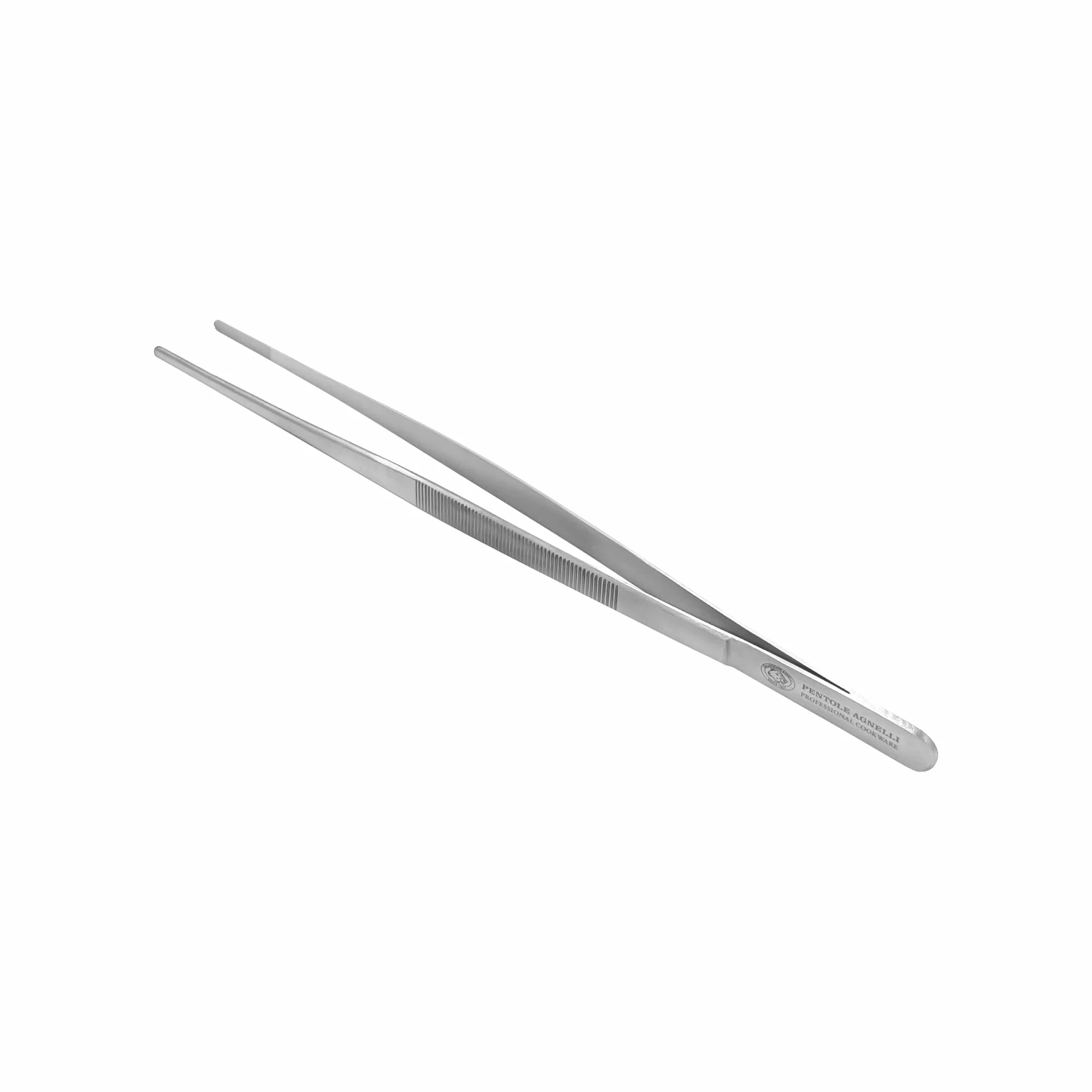 Pentole Agnelli Linea Acciaio szczypce szefa metal stal 35 cm