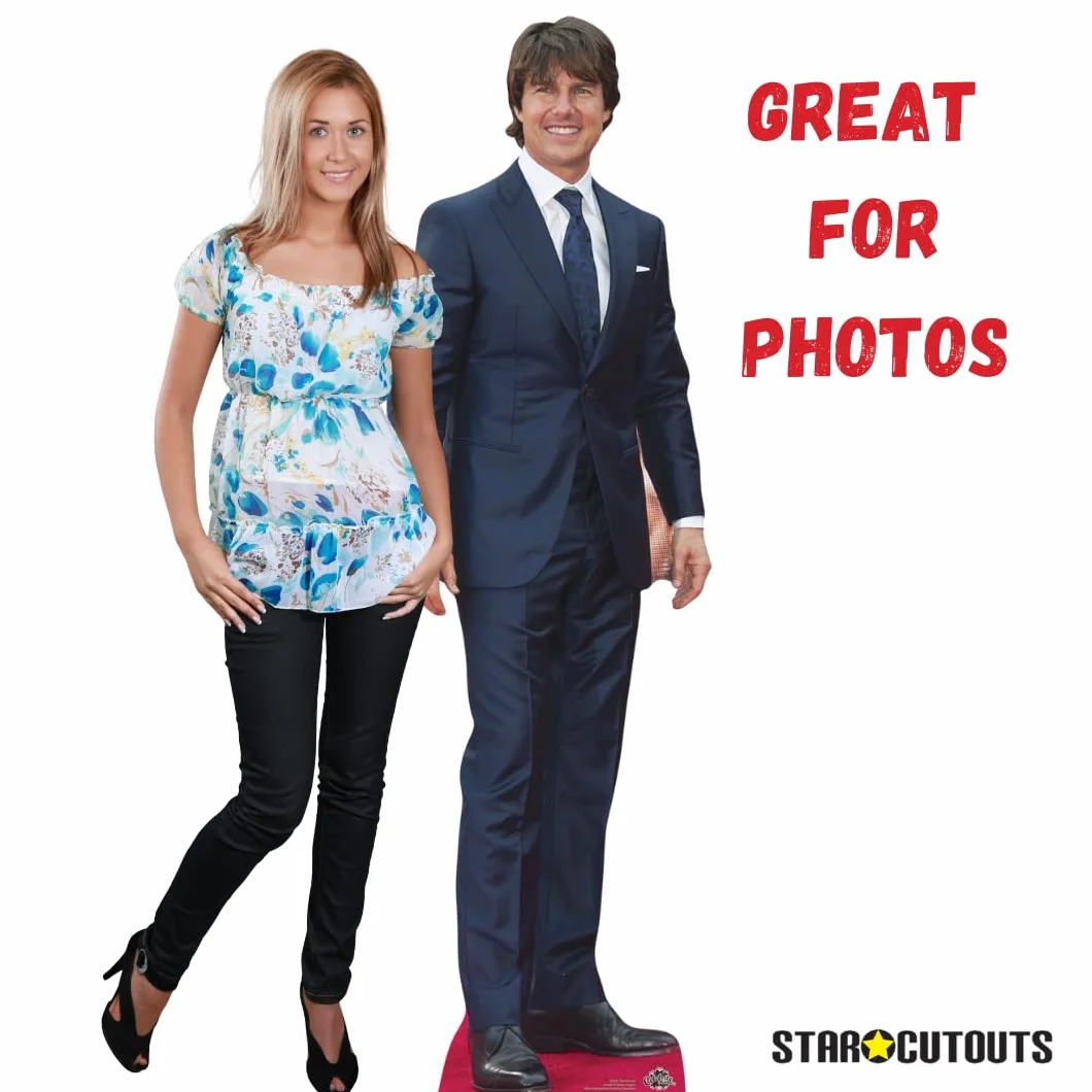 Star wycięcia Tom Cruise Life rozmiar karton, wielokolorowy