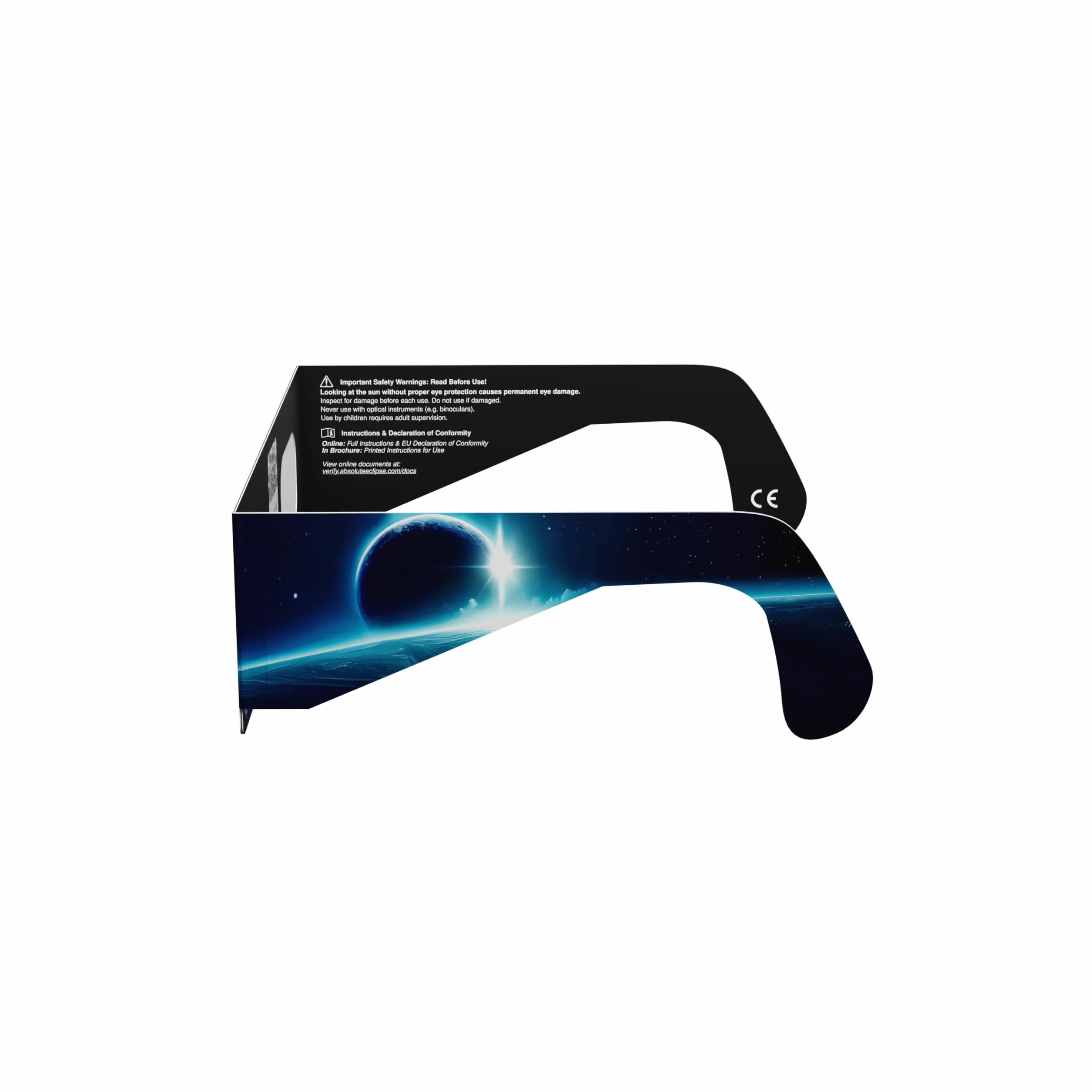 Absolute Eclipse Orbiter Solar Eclipse okulary hurtowe – testowane przez ISO 12312-2 i certyfikat CE – zalecany przez AAS producent UE – 2026 Eclipse Europe