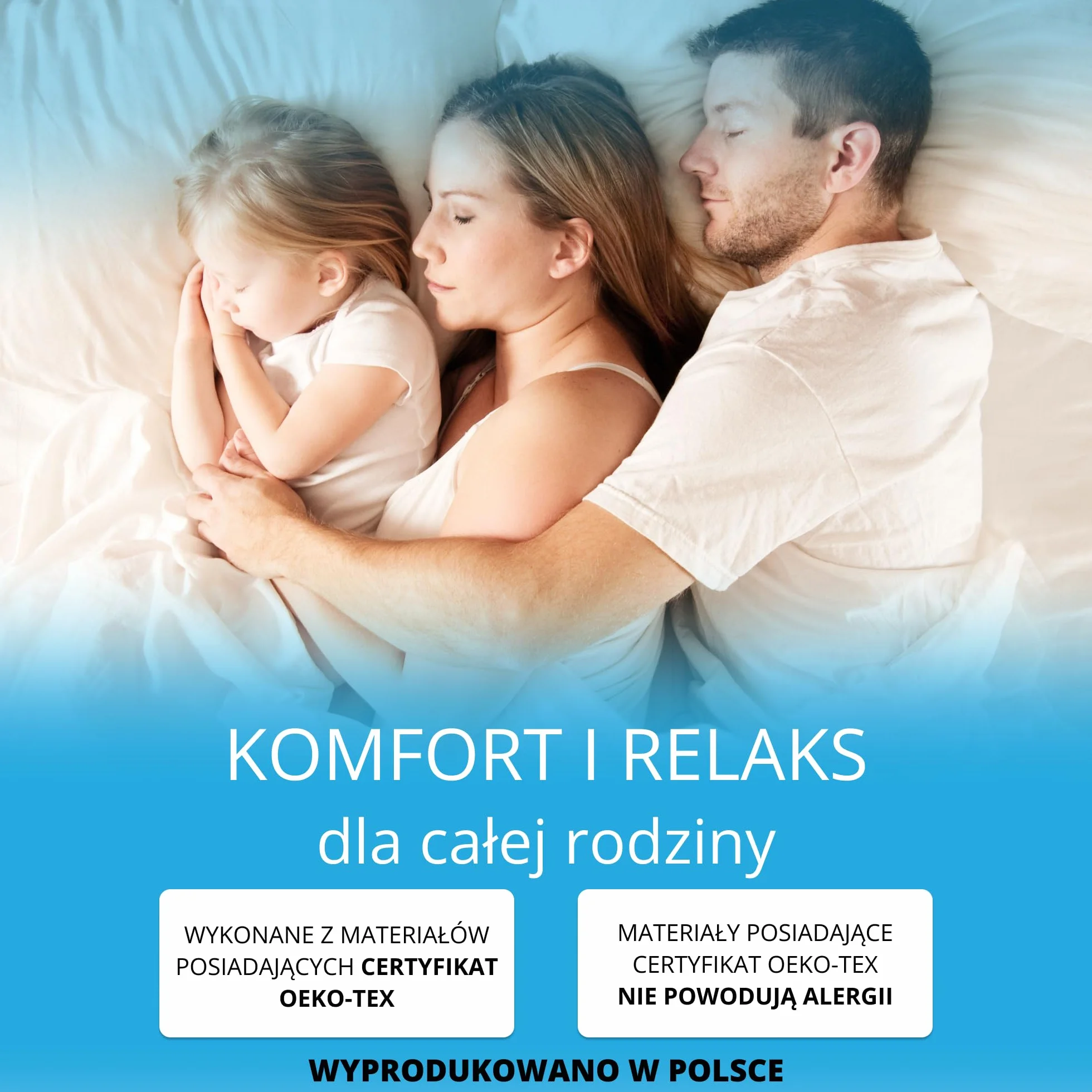 Topper na materac 120x200 cm z pianki memory | Wysokość 6 cm | Dwustronny model | Paski mocujące | Pokrowiec z zamkiem | OEKO-TEX | Made in EU | Nakładka na materac do każdego łóżka