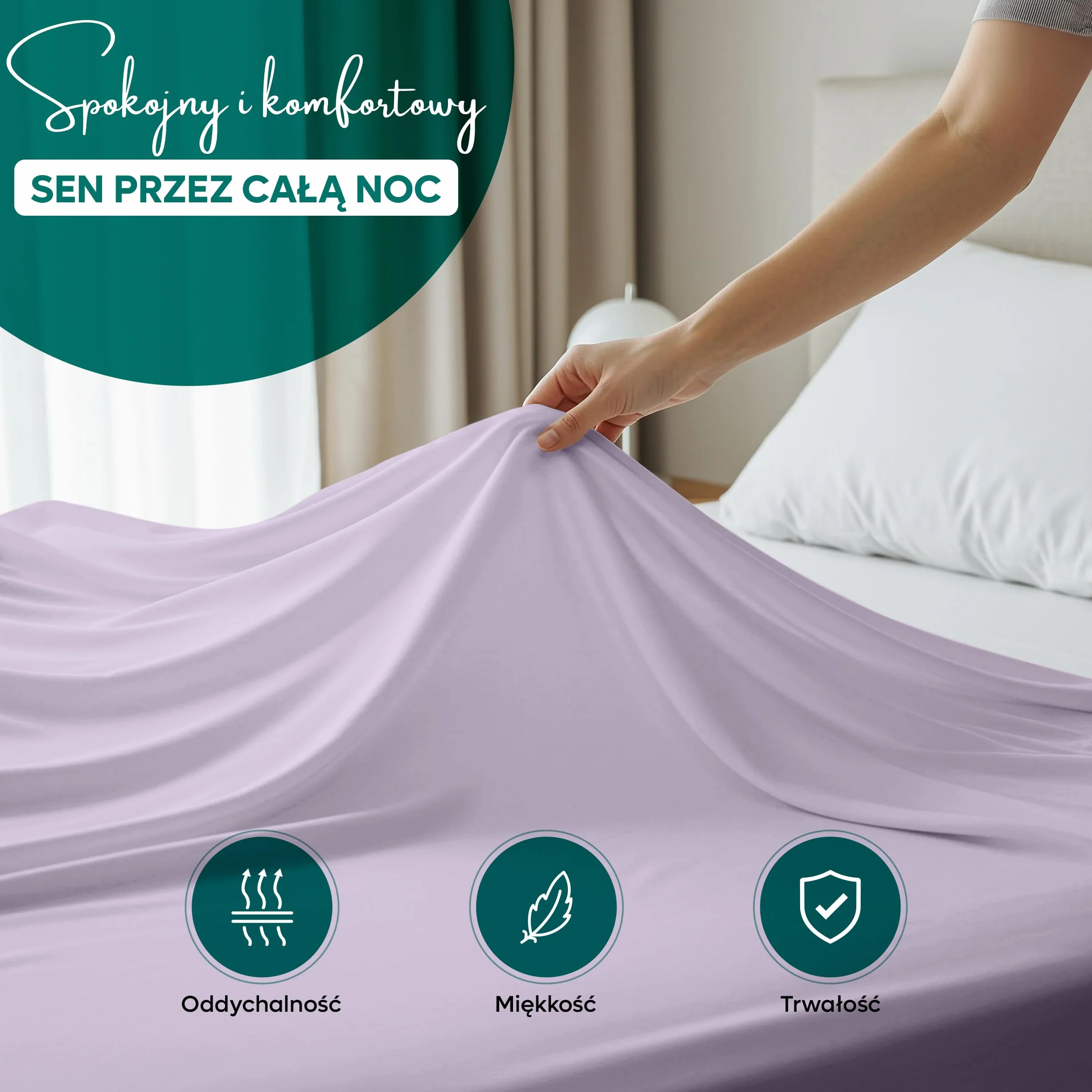 Utopia Bedding - Płaskie Prześcieradło Podwójne (225 x 255 cm, Lawendowy) - Soft Brushed Microfiber Fabric - dla rozmiaru łóżka 135 x 190 cm