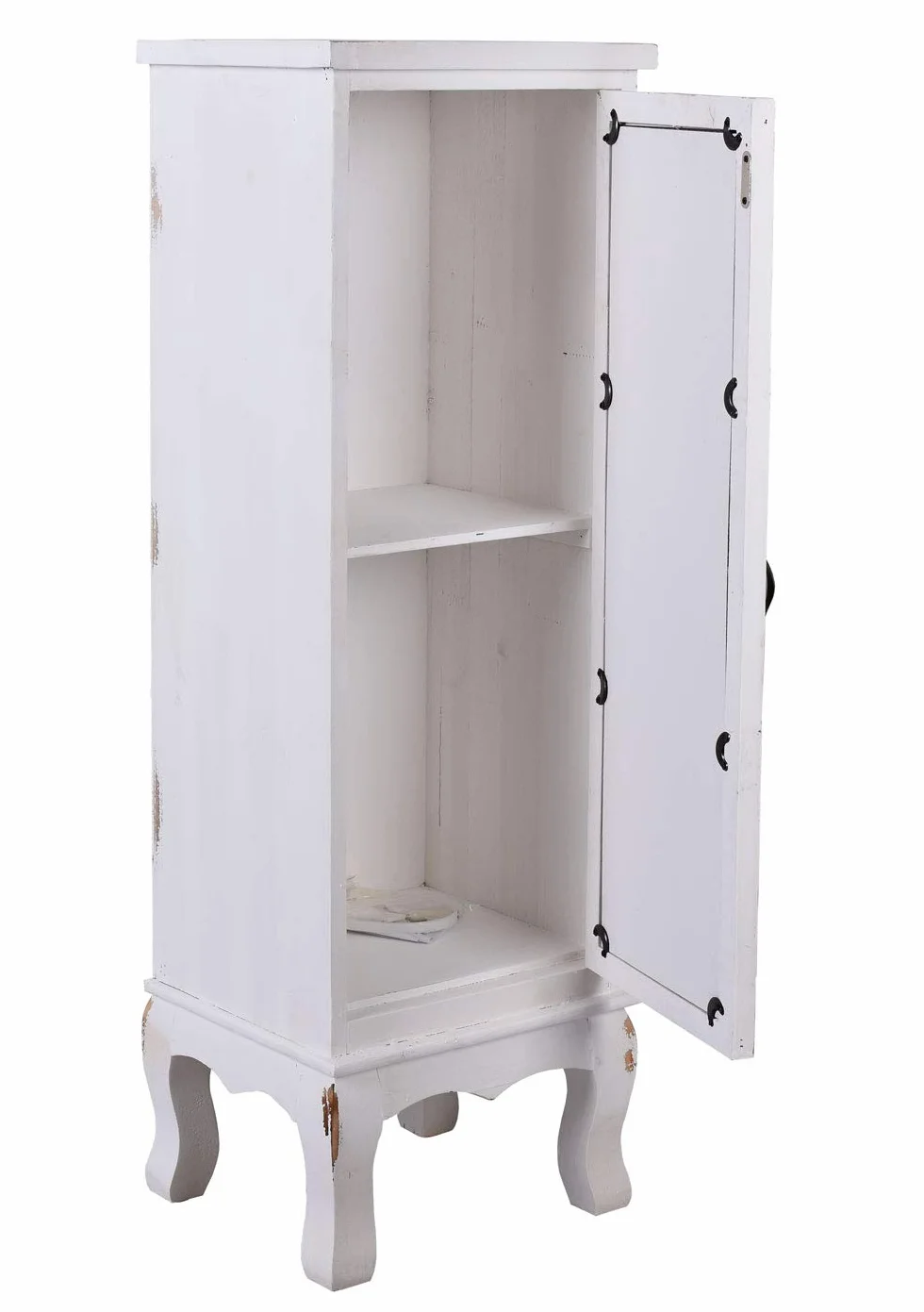 Szafa kolumnowa Shabby Chic Szafa Paryż Wieża Eiffla szafka 93 cm wysokość szkło mxa005 Palazzo Exclusiv