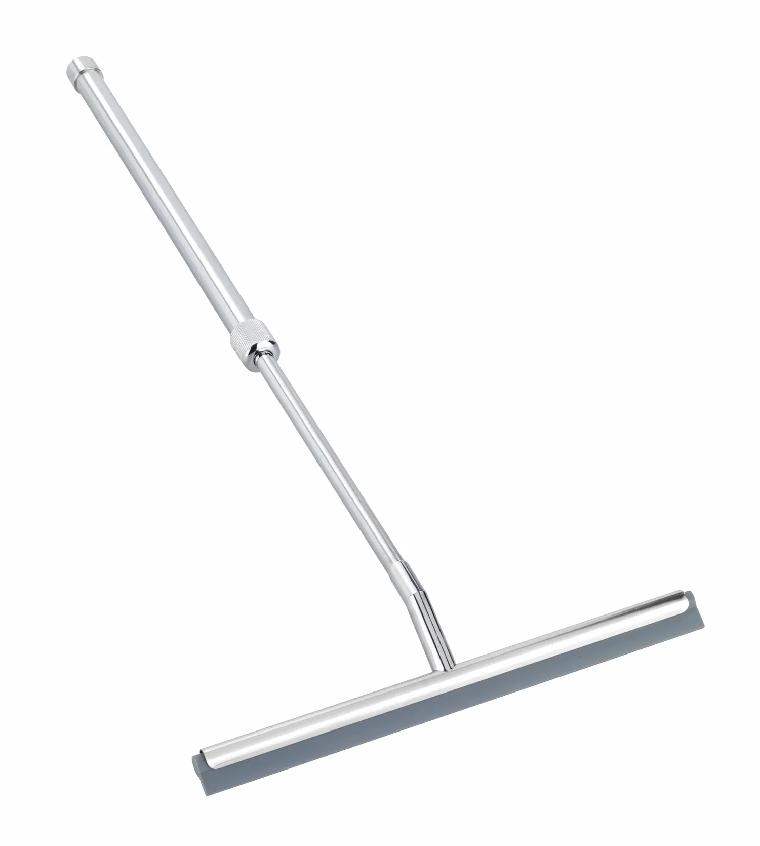 WENKO Teleskopowa rakla łazienkowa stal nierdzewna 26 x 37-59 x 3 cm błyszcząca