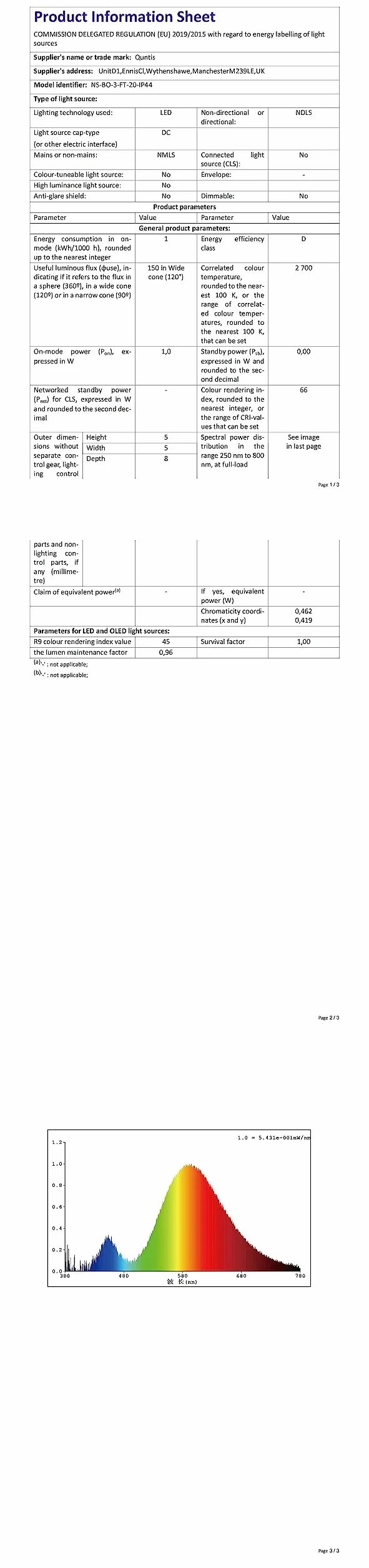 Girlanda bożonarodzeniowa Quntis z oświetleniem LED 175 cm 20 kulek 8 trybów timer