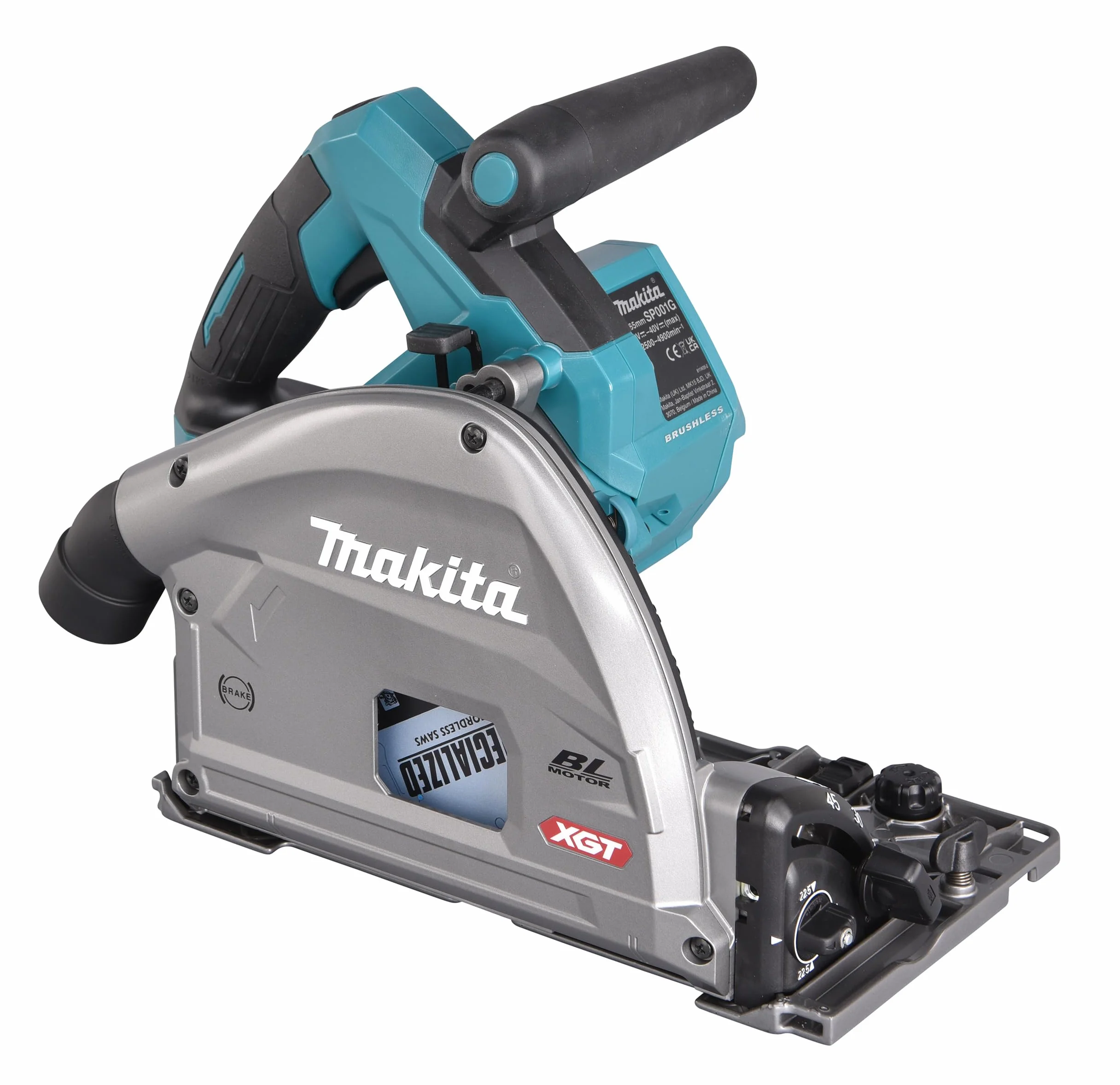 Makita SP001GZ03 Akumulatorowa Piła Zanurzeniowa 56 mm, 40 V maks., Bez Akumulatora, bez Ładowarki, w Makpac