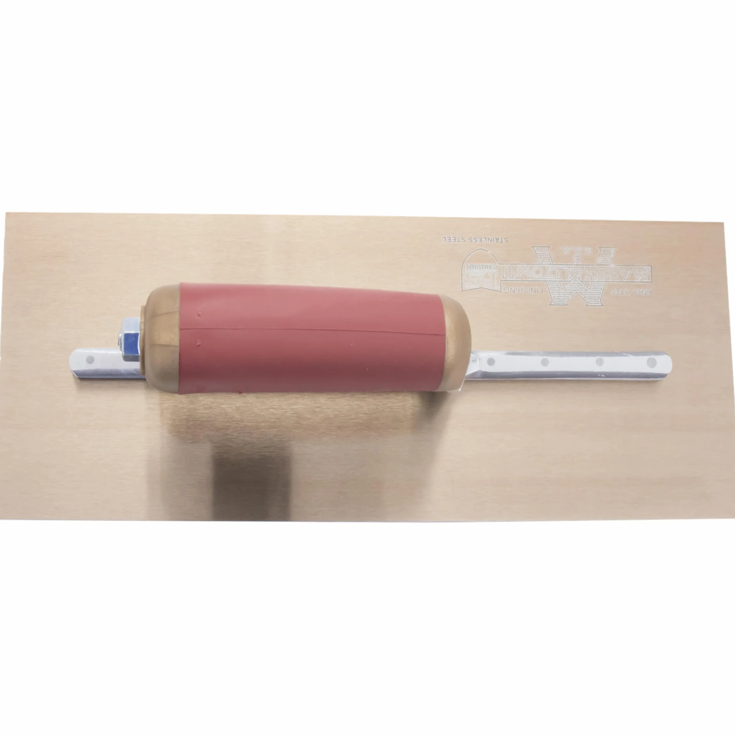Marshalltown PermaShape paca do wygładzania, wygięty kształt, wykonana ze złotej stali, idealna dla tynkarzy i gipsiarzy, wymiary pacy: 305x127 mm, PB7GSD, Multi