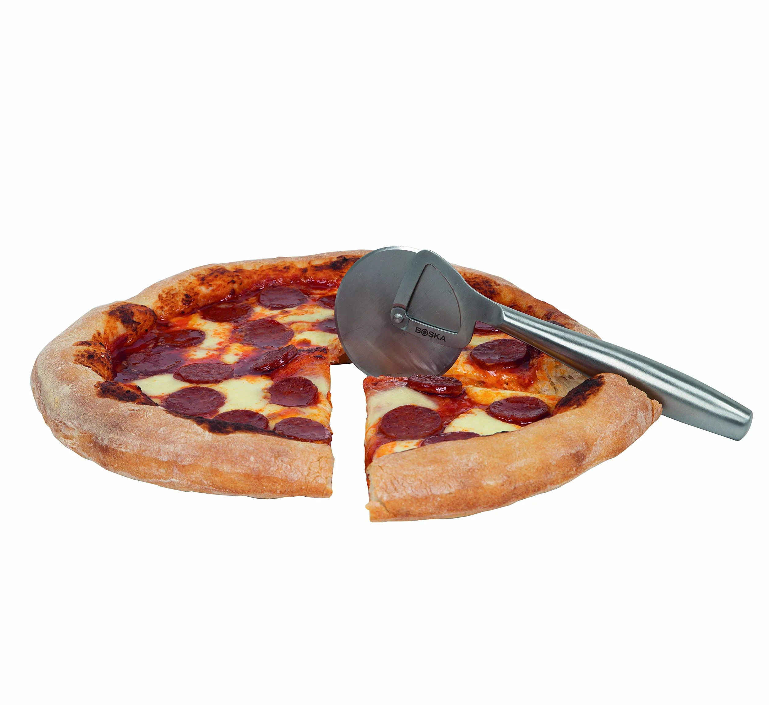Boska Copenhagen Nóż do pizzy/Można myć w zmywarce/Obrotowy/Nie chwieje się/Ze stali nierdzewnej/Lekki