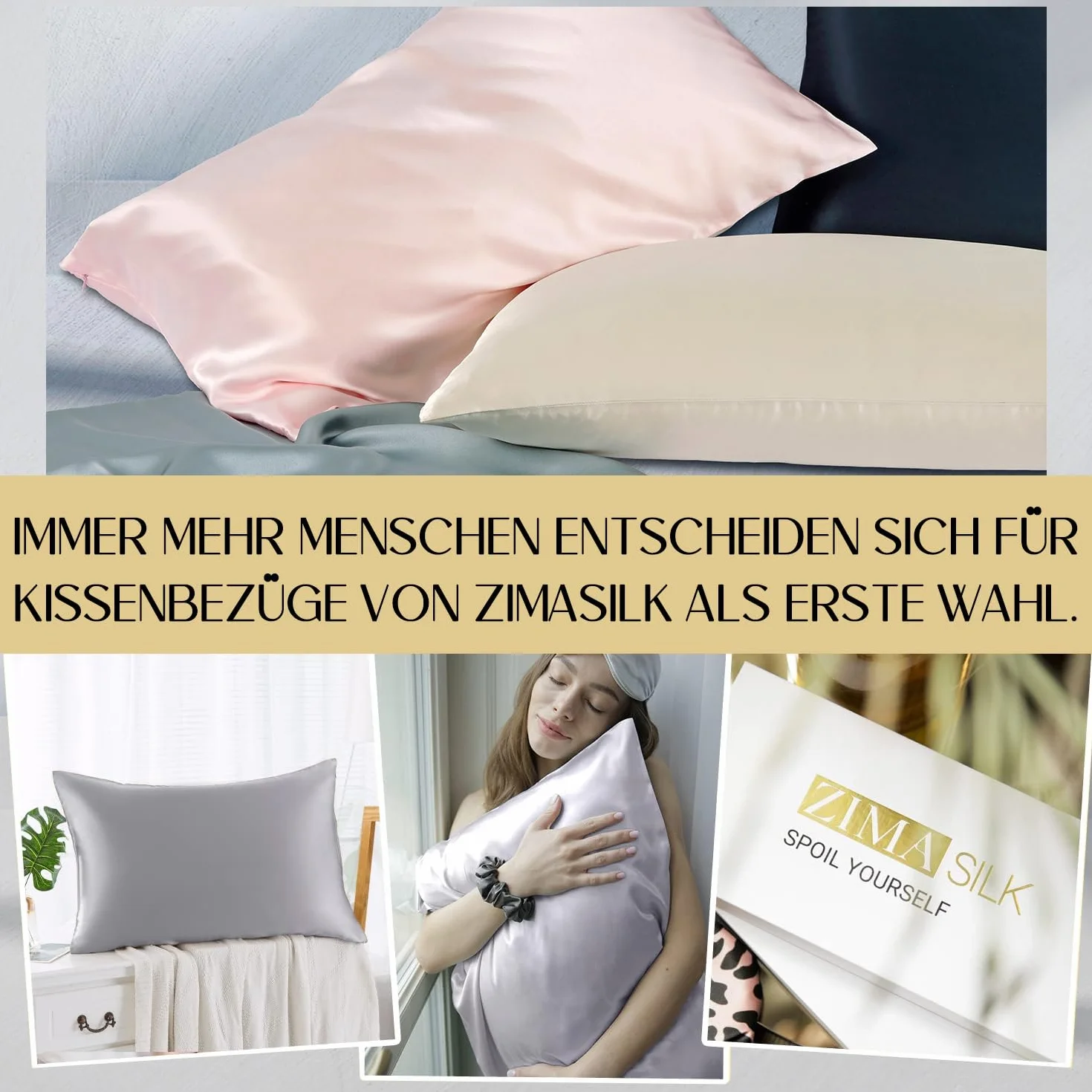 Poszewka na poduszkę ze 100% jedwabiu 19 Momme dwustronna