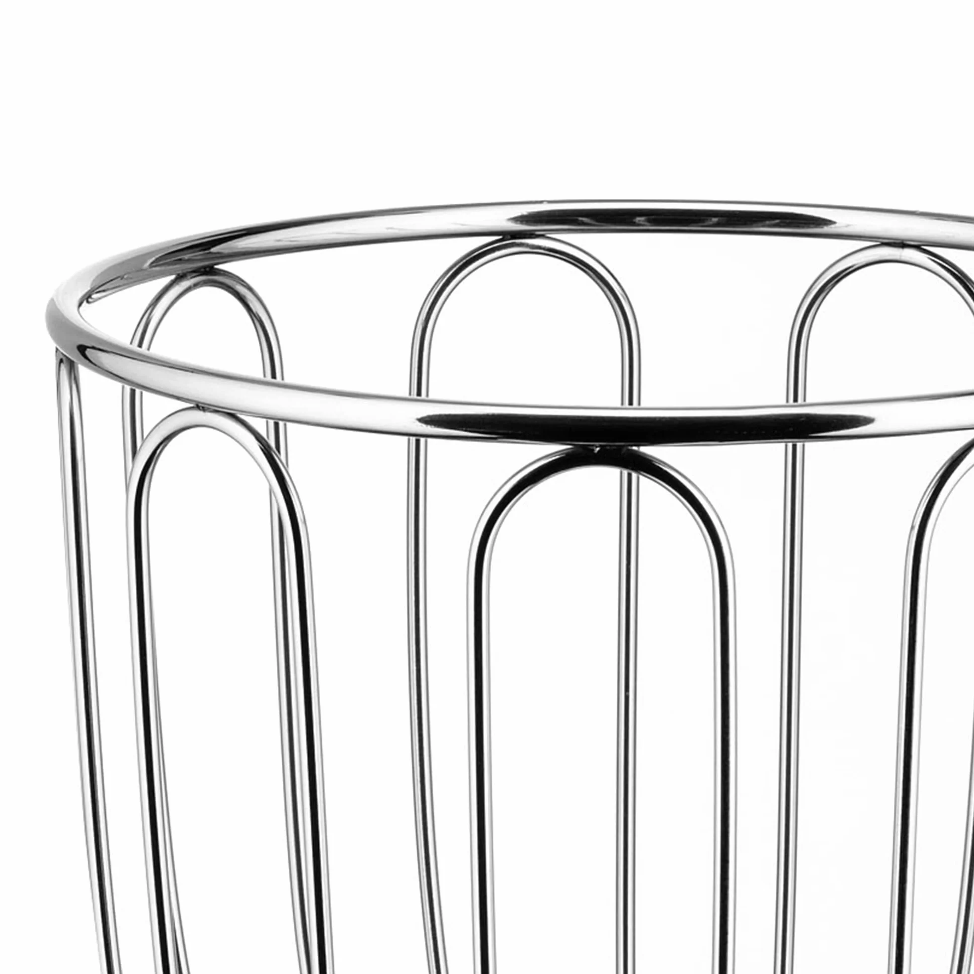 Alessi 370/19 – designerska umowa druciana zgniatana, stal nierdzewna 18/10, 19 cm