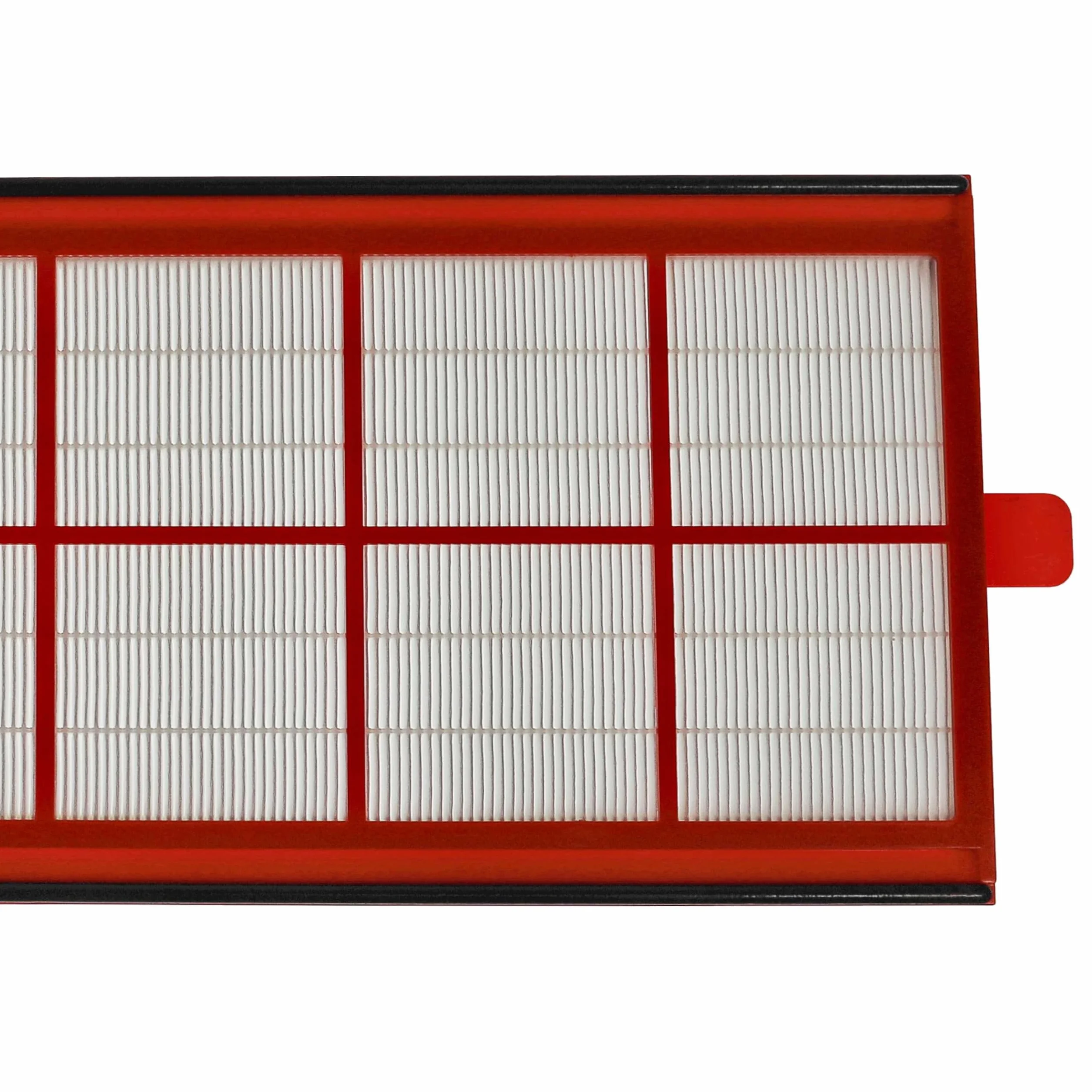 Zestaw filtrów powietrza vhbw kompatybilny z urządzeniami wentylacyjnymi Zehnder ComfoAir 350, 550 - G4 / F7 2-częściowy zestaw, 50 x 17 x 1 cm, czerwony, czarny, biały