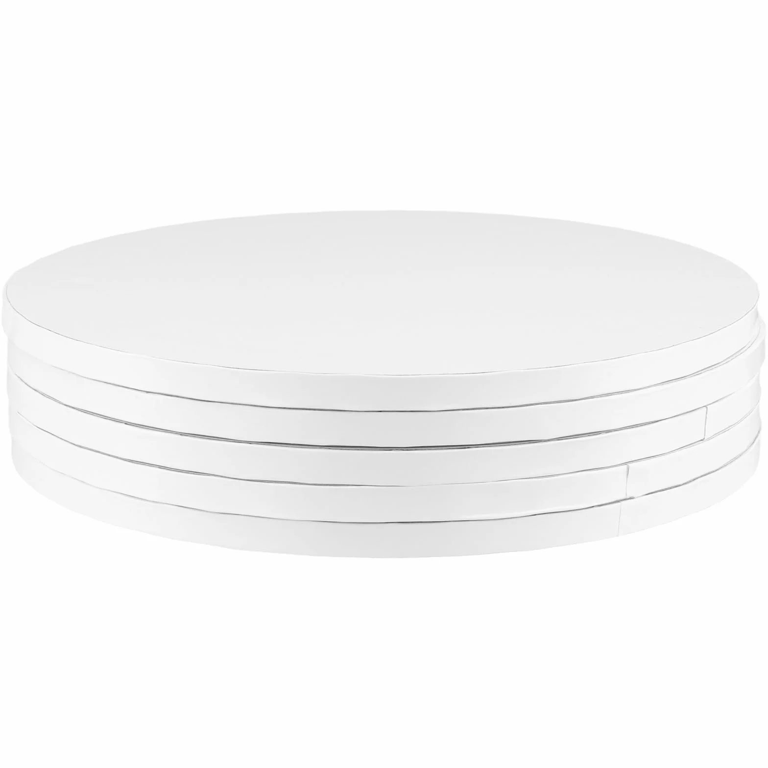 10 sztuk okrągłych podkładek pod tort, 25 cm, okrągłe, białe, 12 mm grubości, okrągłe, do transportu ciast i tortów, 10 sztuk