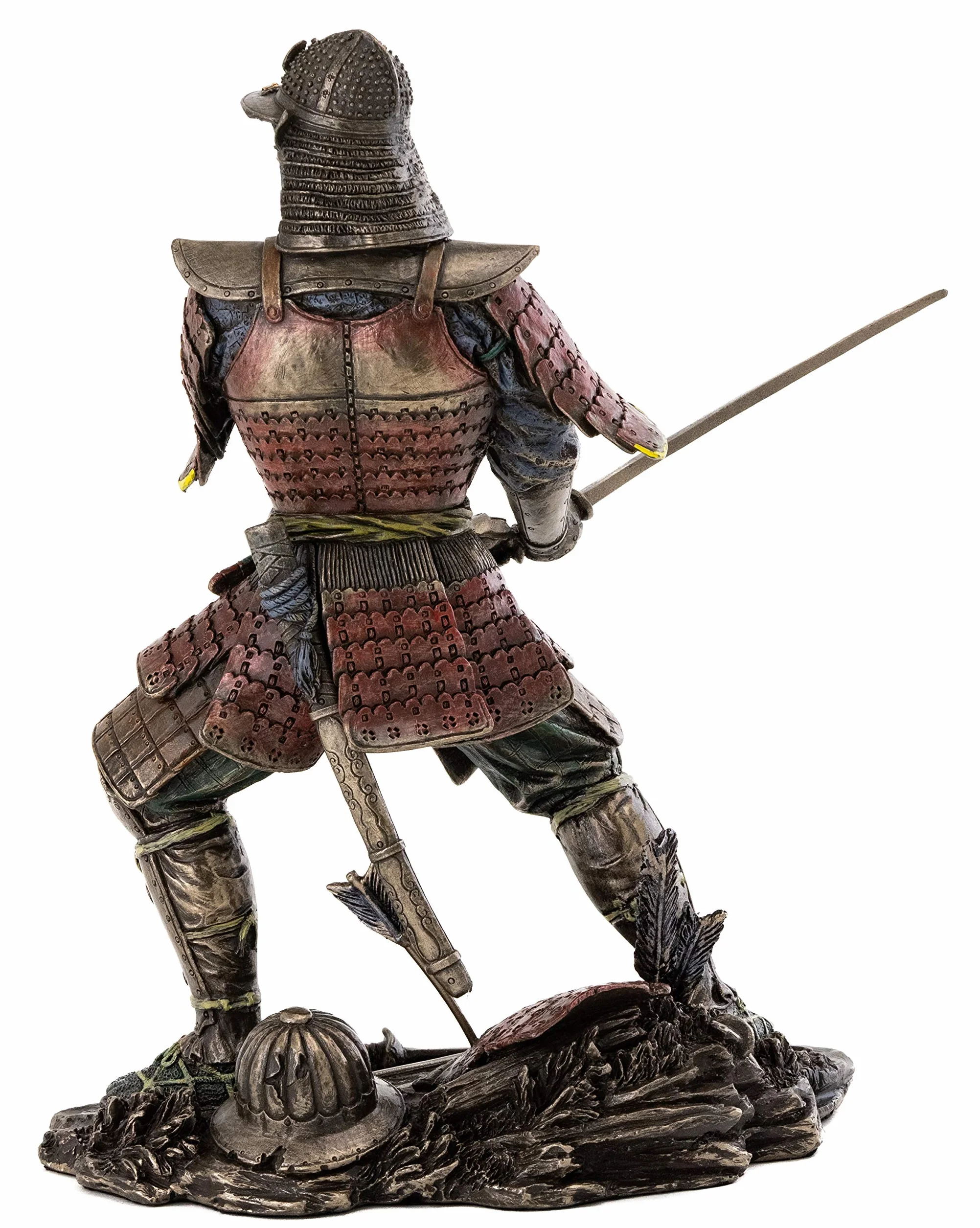 Top Collection Brązowa statuetka japońskiego generała samuraja Minamoto