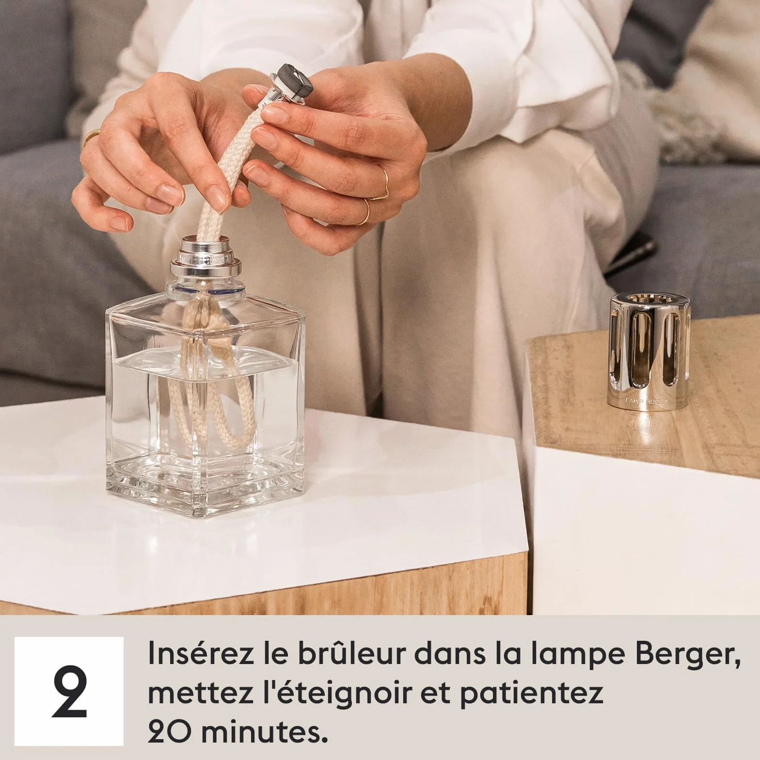 Maison Berger – Uzupełnienie świeża bryza oceaniczna 500 ml do lampy Berger – neutralizujący zapachy olejek zapachowy 2 w 1 – zapachy morskie, białe piżmo