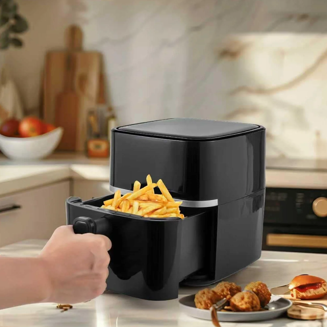FRYTKOWNICA BEZTŁUSZCZOWA AIR FRYER LINBOX 304 1000W 3 L