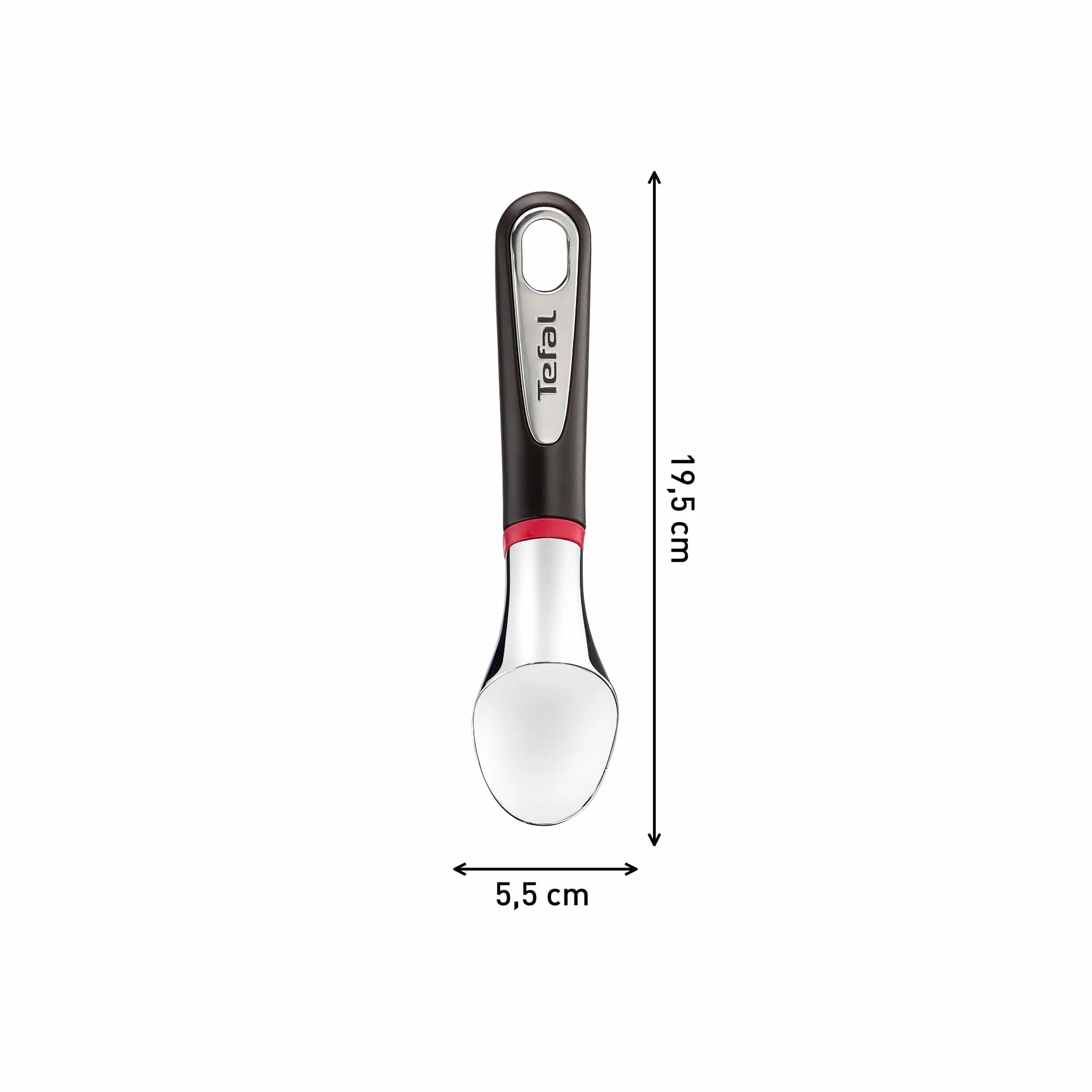 TEFAL Ingenio K2072214, Łyżka do lodów Ingenio, Stal nierdzewna, Możliwość mycia w zmywarce