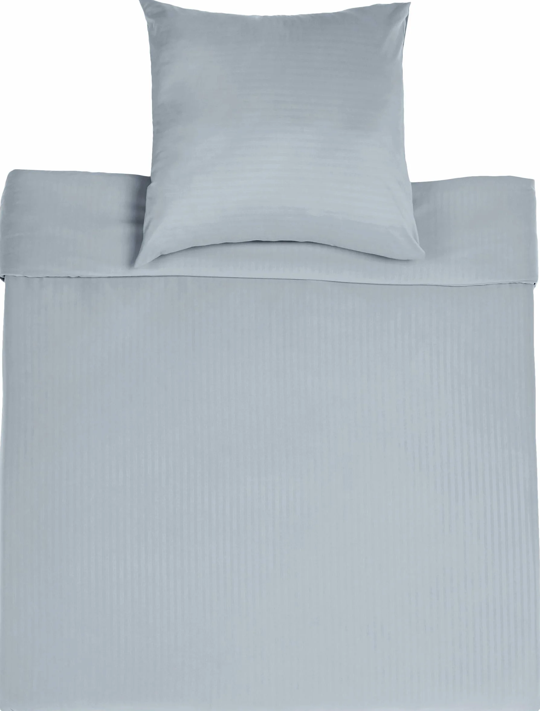 Amazon Basics Zestaw pościeli deluxe z mikrofibry, z poszewkami na poduszki, 135 x 200 cm, ciemnoszary