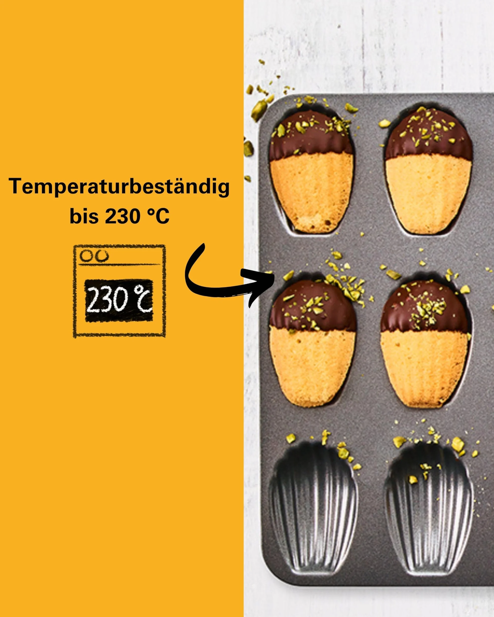 RBV Birkmann Easy Baking, 18-krotna blacha do łapy niedźwiedzia z powłoką zapobiegającą przywieraniu