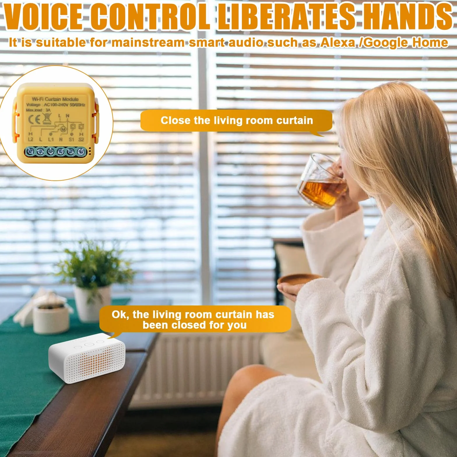 4 moduły przełącznika rolet WiFi, Tuya WiFi, moduł 2,4 GHz Alexa Smart sterowanie roletą, sterowanie aplikacją, zegar sterujący do silnika rolety, działa z Alexa/Google Home