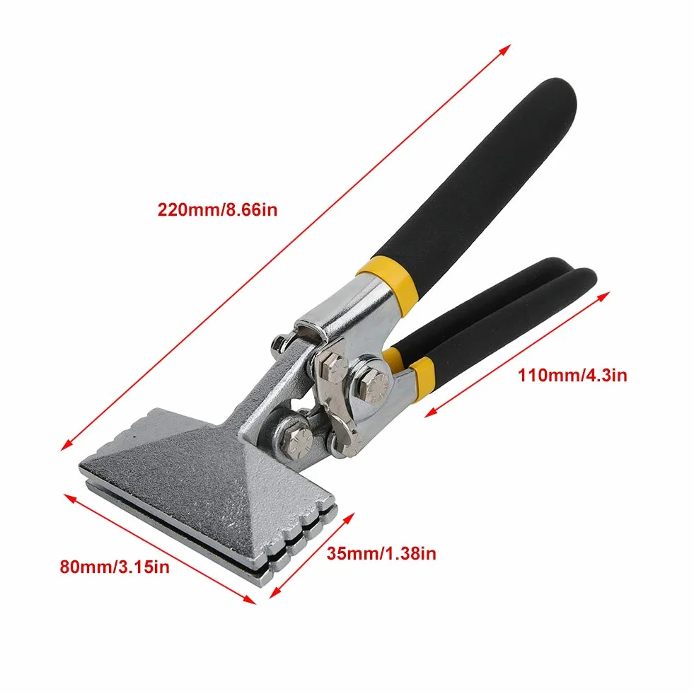 Szczypce do Gięcia, Szczypce Ręczne, Szczypce do Gięcia Ręczny Zacisk do Blachy Seamer, Narzędzia do Gięcia Blachy do Spłaszczania, Frezy i Giętarki do Prętów Zbrojeniowych (Proste)