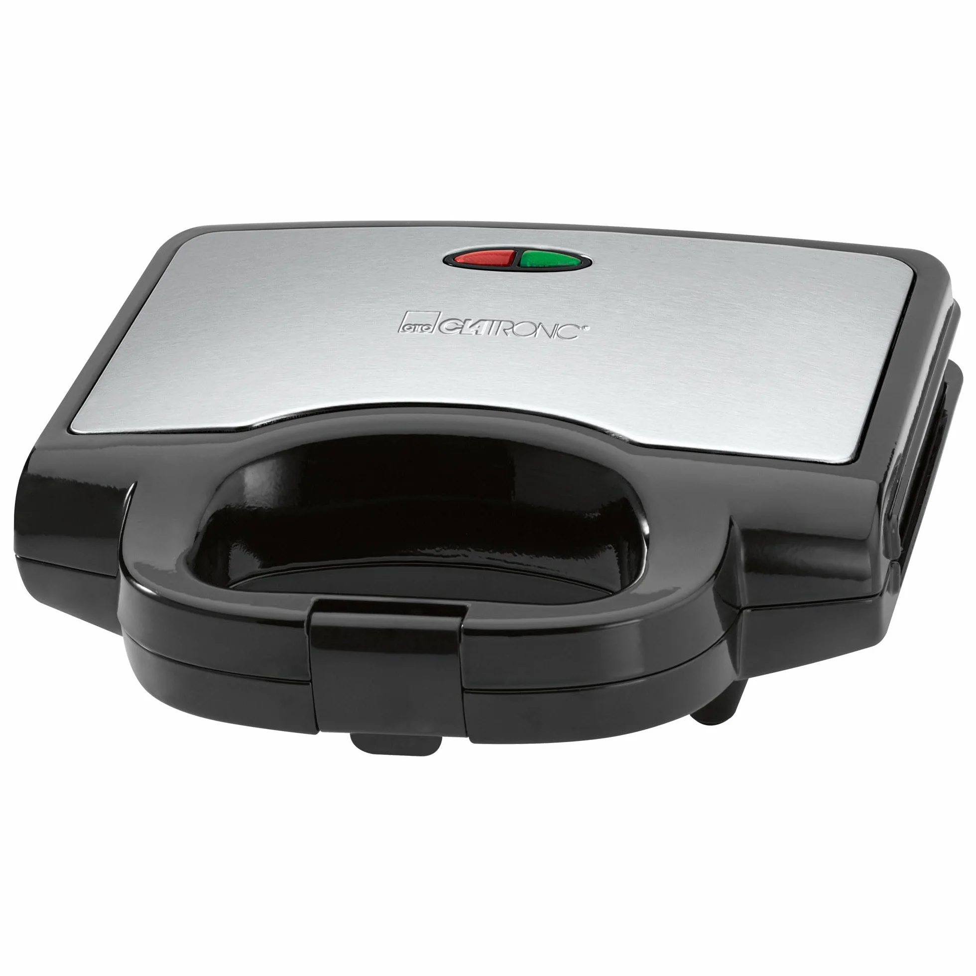 Clatronic ST 3778 Sandwich Maker 750 W Black, Stainless Steel