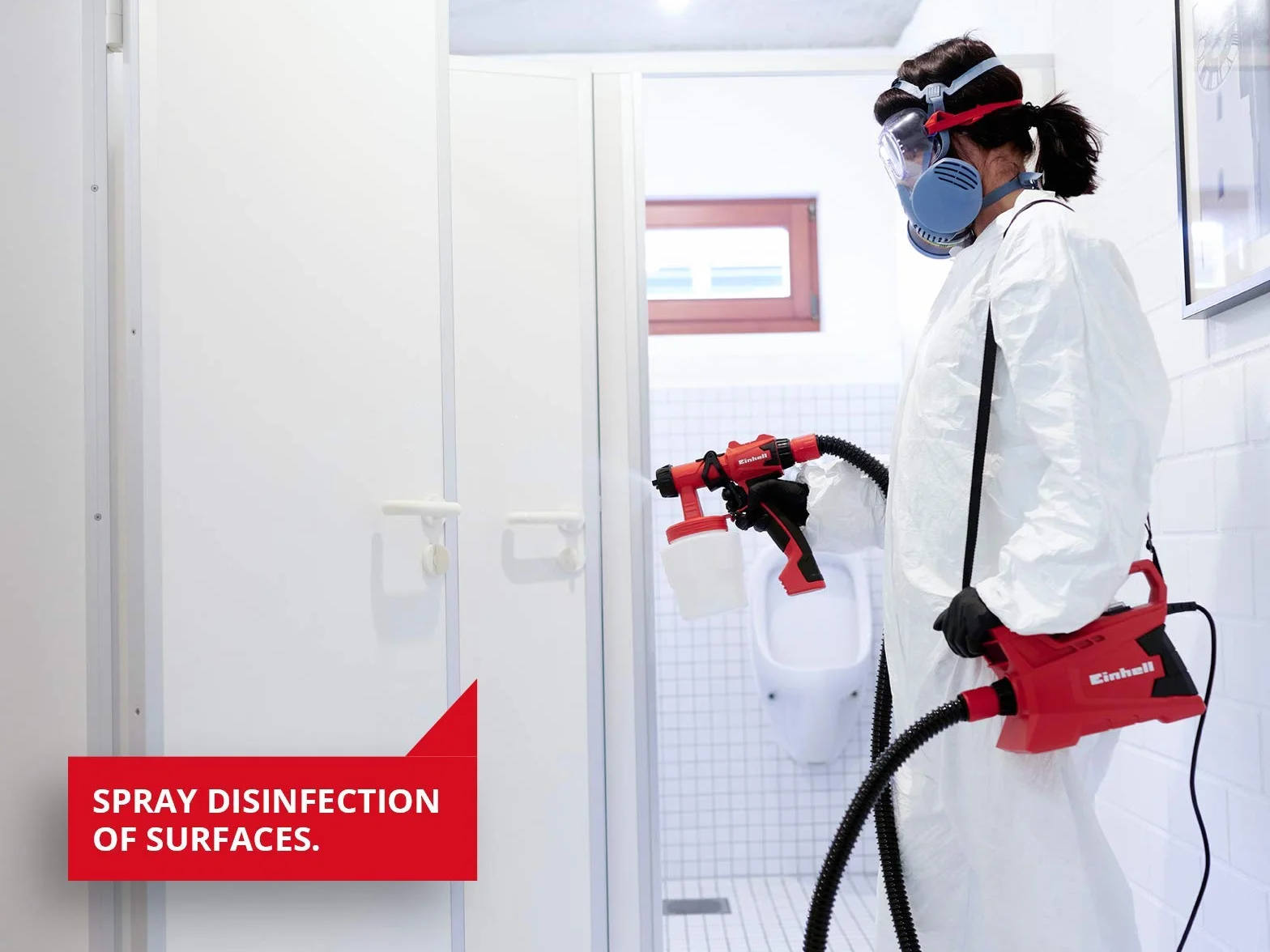 Einhell Elektryczny pistolet do malowania TC-SY 500 P, 500 W, 1000 ml, czerwony