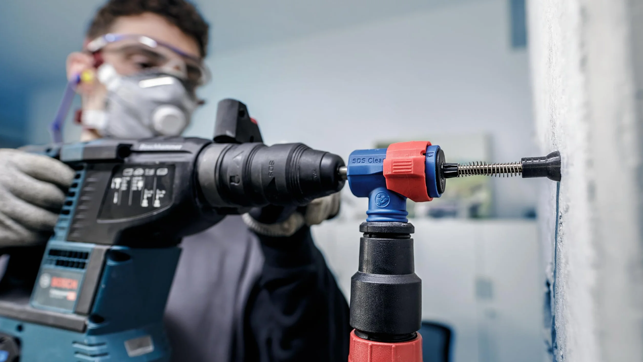 Bosch 1 x EXPERT SDS Clean plus 8X wiertło udarowe do instalacji (Ø 6,00 mm, profesjonalne akcesoria do młotowiertarki)