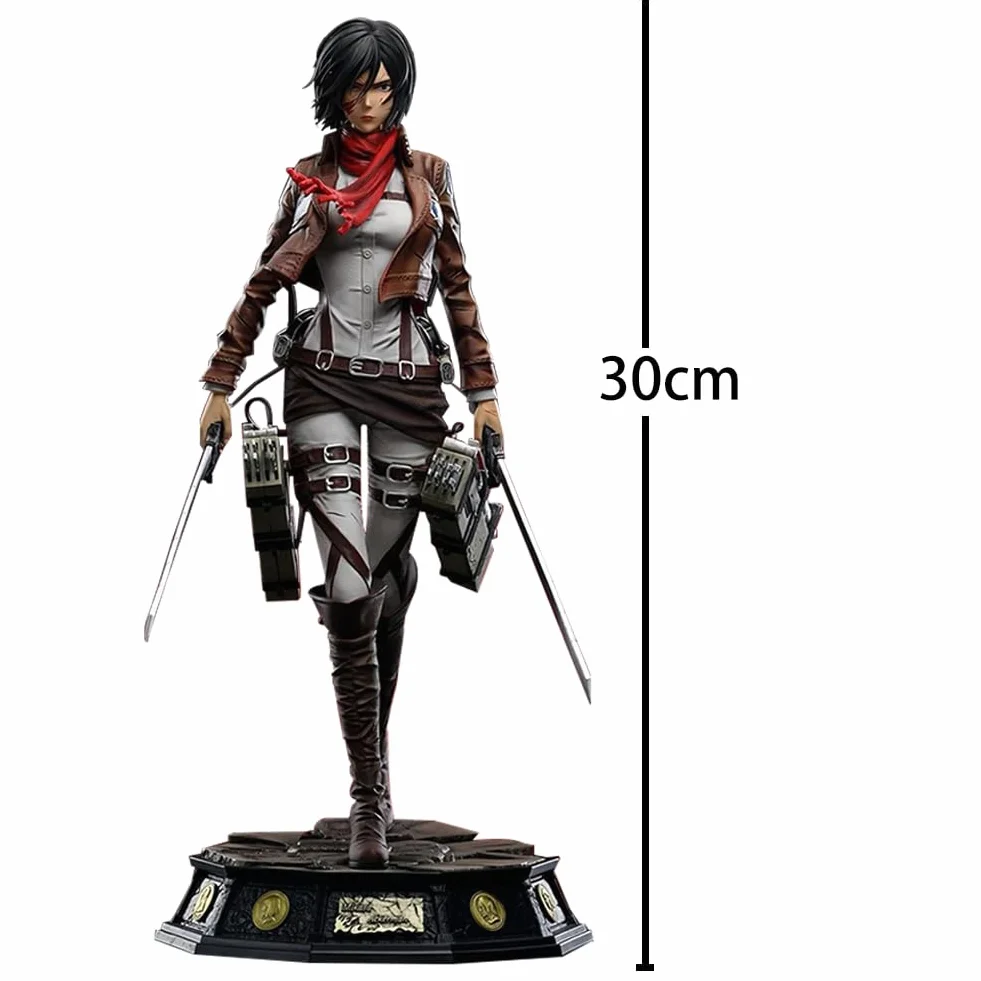 Zhongkaihua Figurka Levi, figurka Levi, podstawa, styl Ballte, 35 cm, kolekcjonerski model z PCW, statuetka do dekoracji domu, ozdoba dla dorosłych fanów