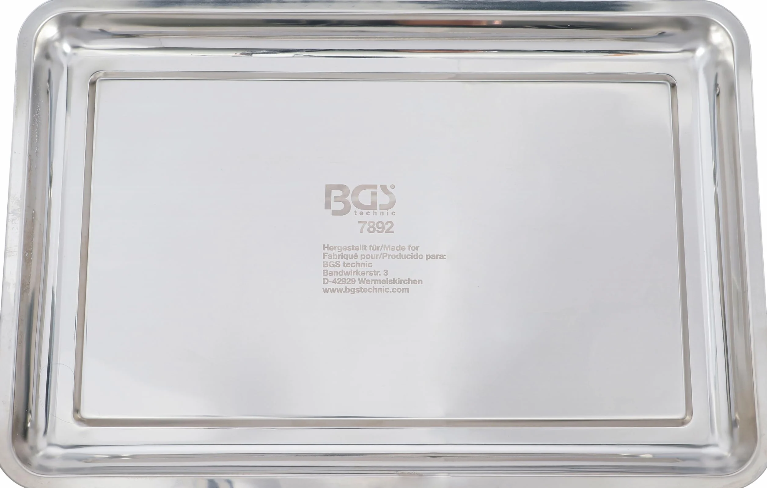 BGS 7892 | Miska | stal szlachetna | 600 x 400 mm | 9 l