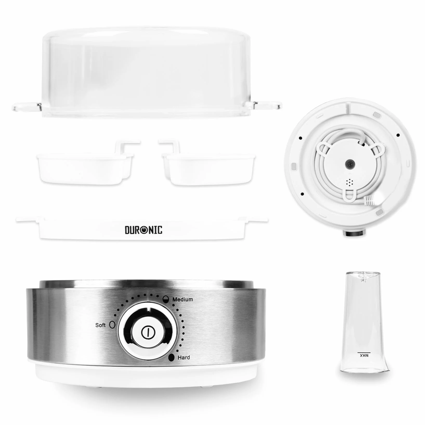 Duronic EB40 WE Automat do gotowania jajek 400W 7 jaj
