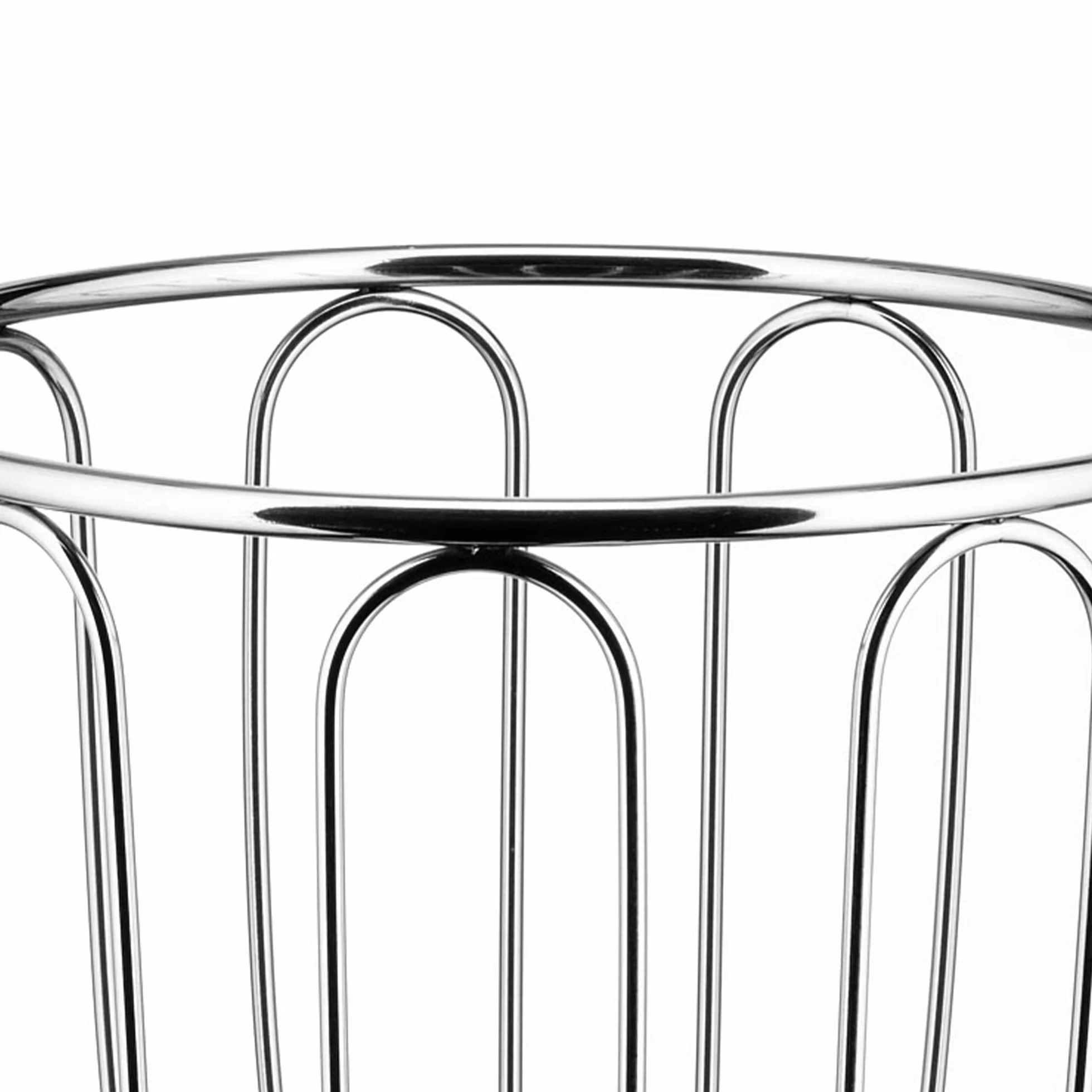 Alessi 370/19 – designerska umowa druciana zgniatana, stal nierdzewna 18/10, 19 cm