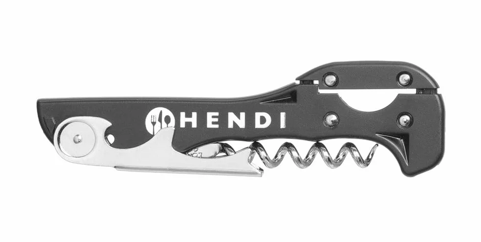 HENDI Otwieracz barmański Profi Line | 3-funkcyjny | 37x130x(H)14mm