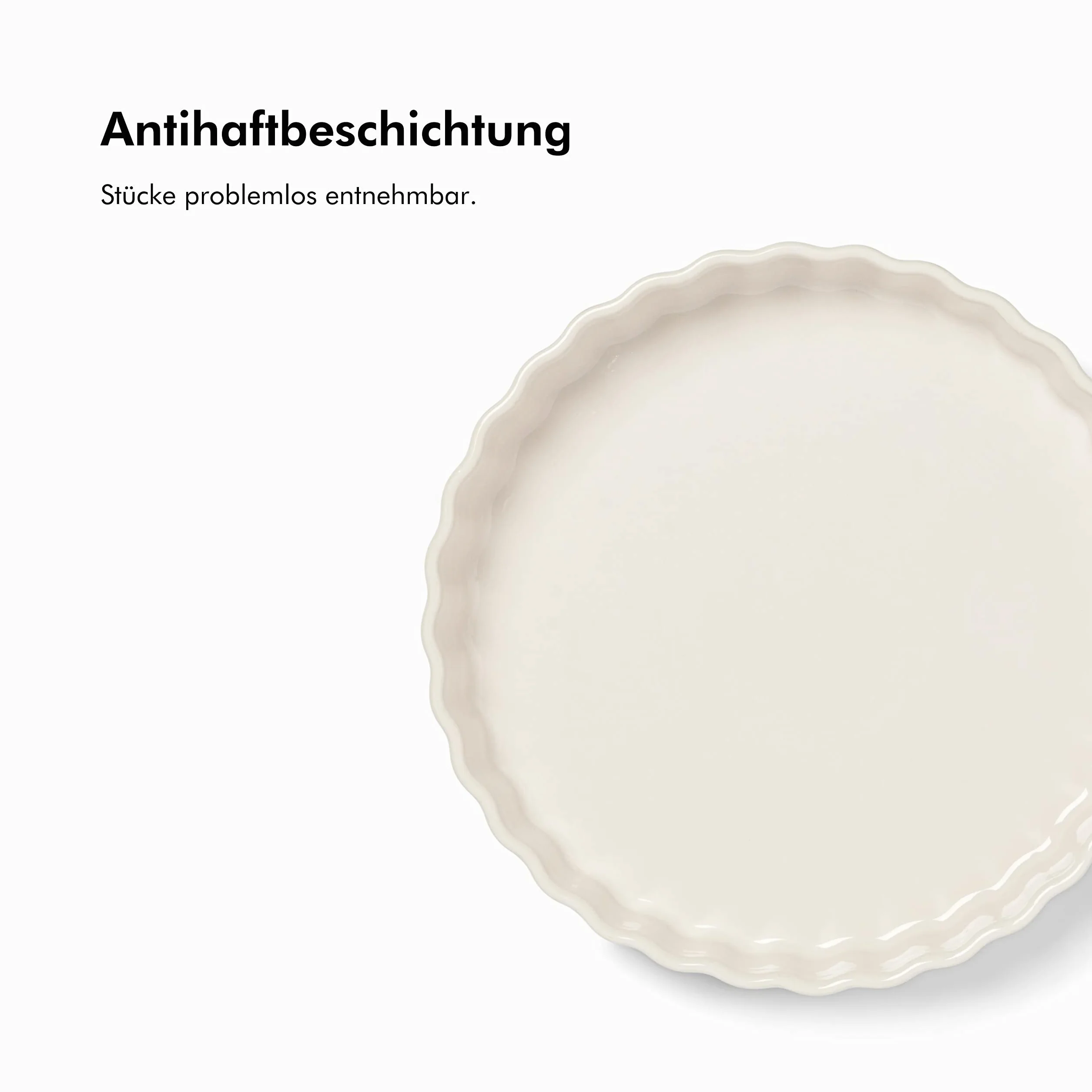 KIVY Ceramiczna forma do quiche i tarty – 28 cm, różowa, nieprzywierająca, okrągła, 1,76 kg, nadaje się do piekarnika i zmywarki